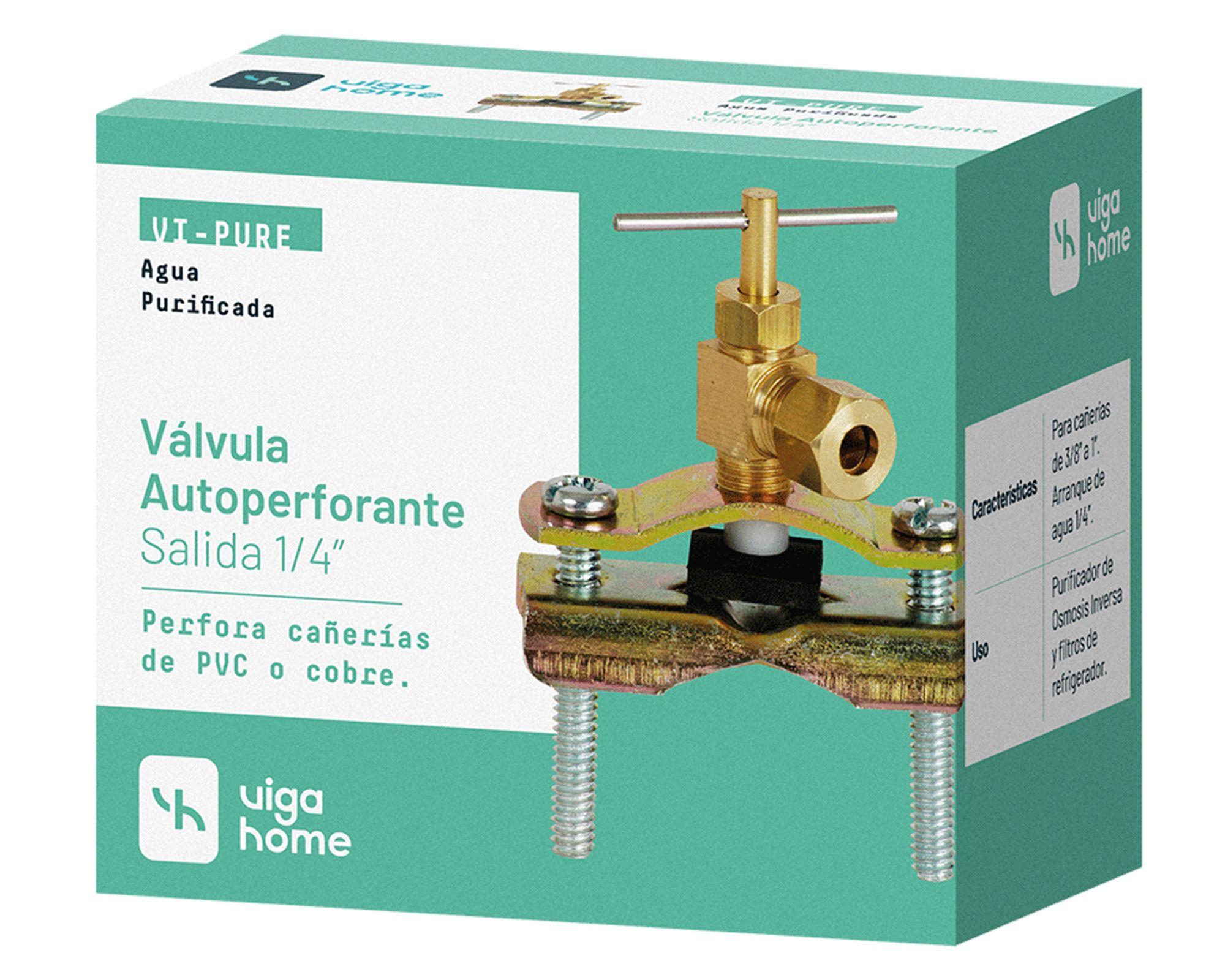 Válvula autoperforante 3/8'' 1'' Vigahome-1