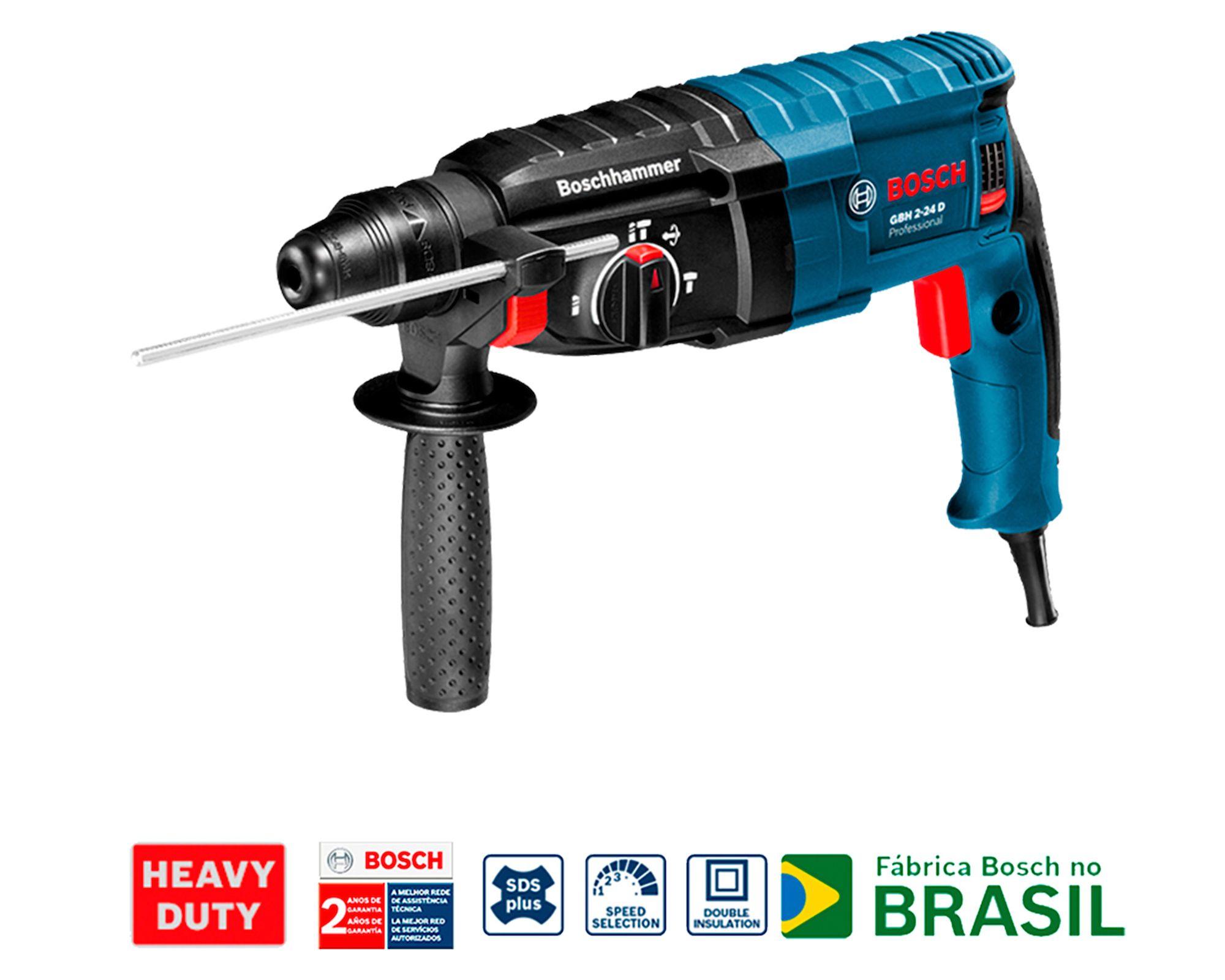 Rotomartillo 820W GBH 2-24D Bosch-1