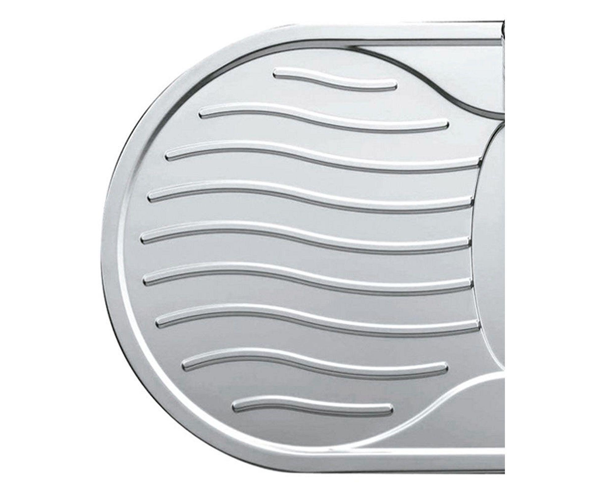 Lavaplatos empotrado derecha DR 80 inox Teka-1