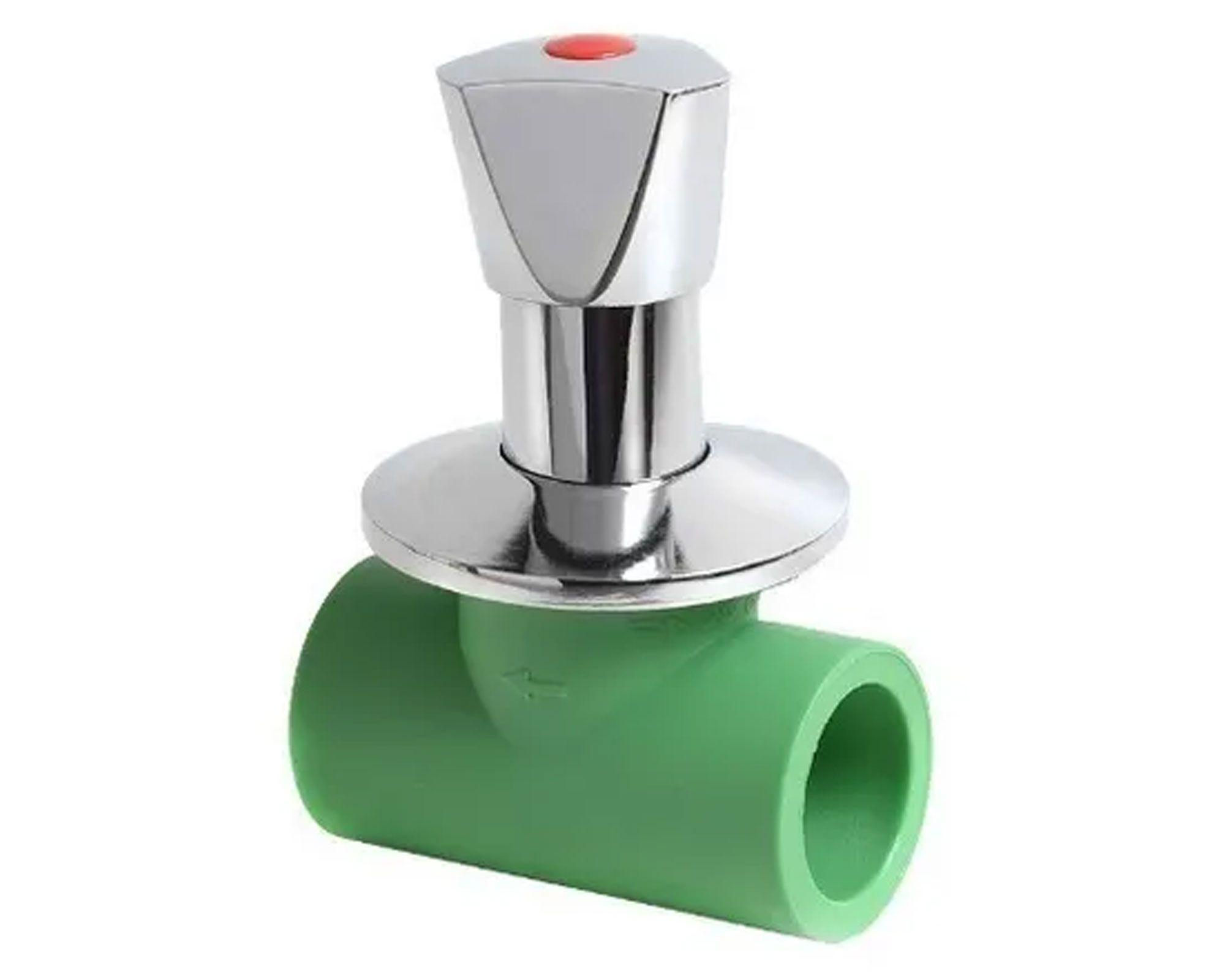 Llave de paso termofusión 20mm con campana PPR Koalition-0