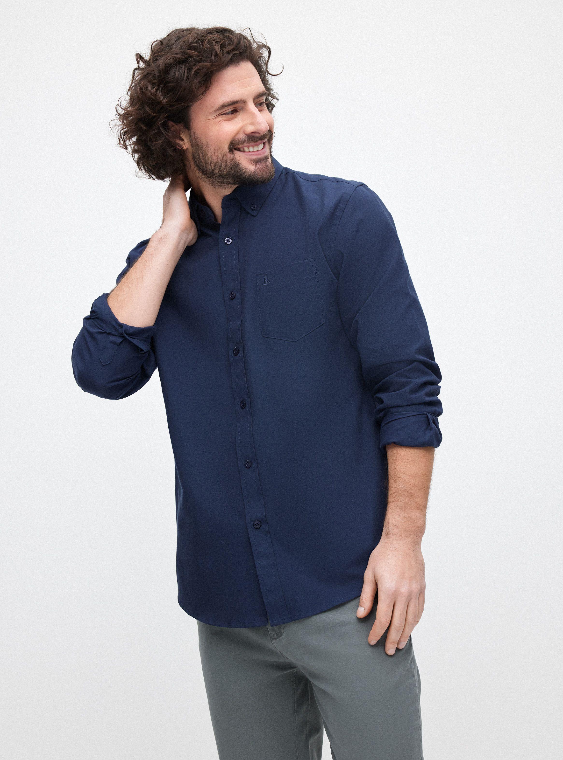 Camisa Oxford Básica-0
