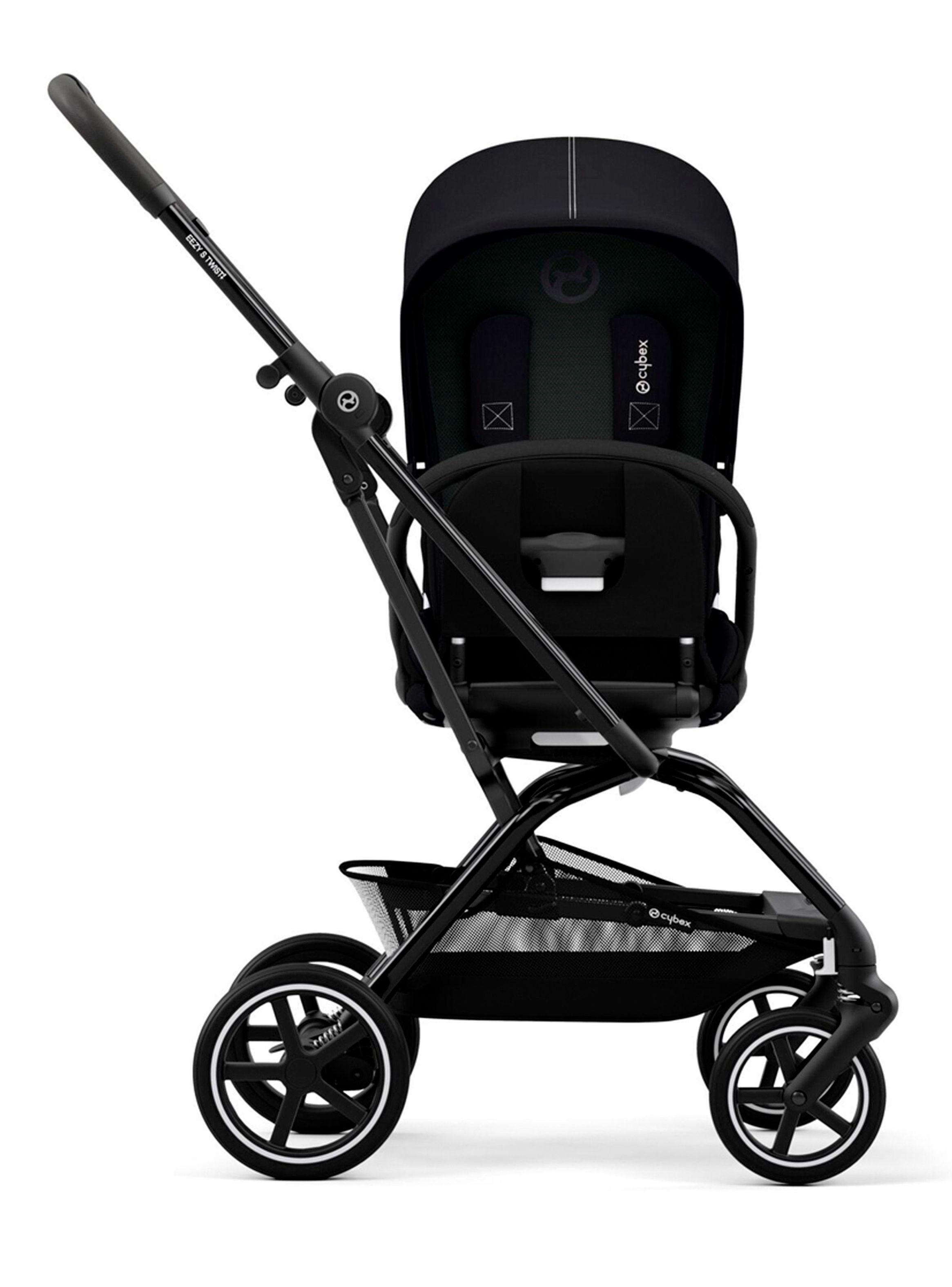 Coche Eezy S Twist Plus SLV Negro y Silla Aton S2-3