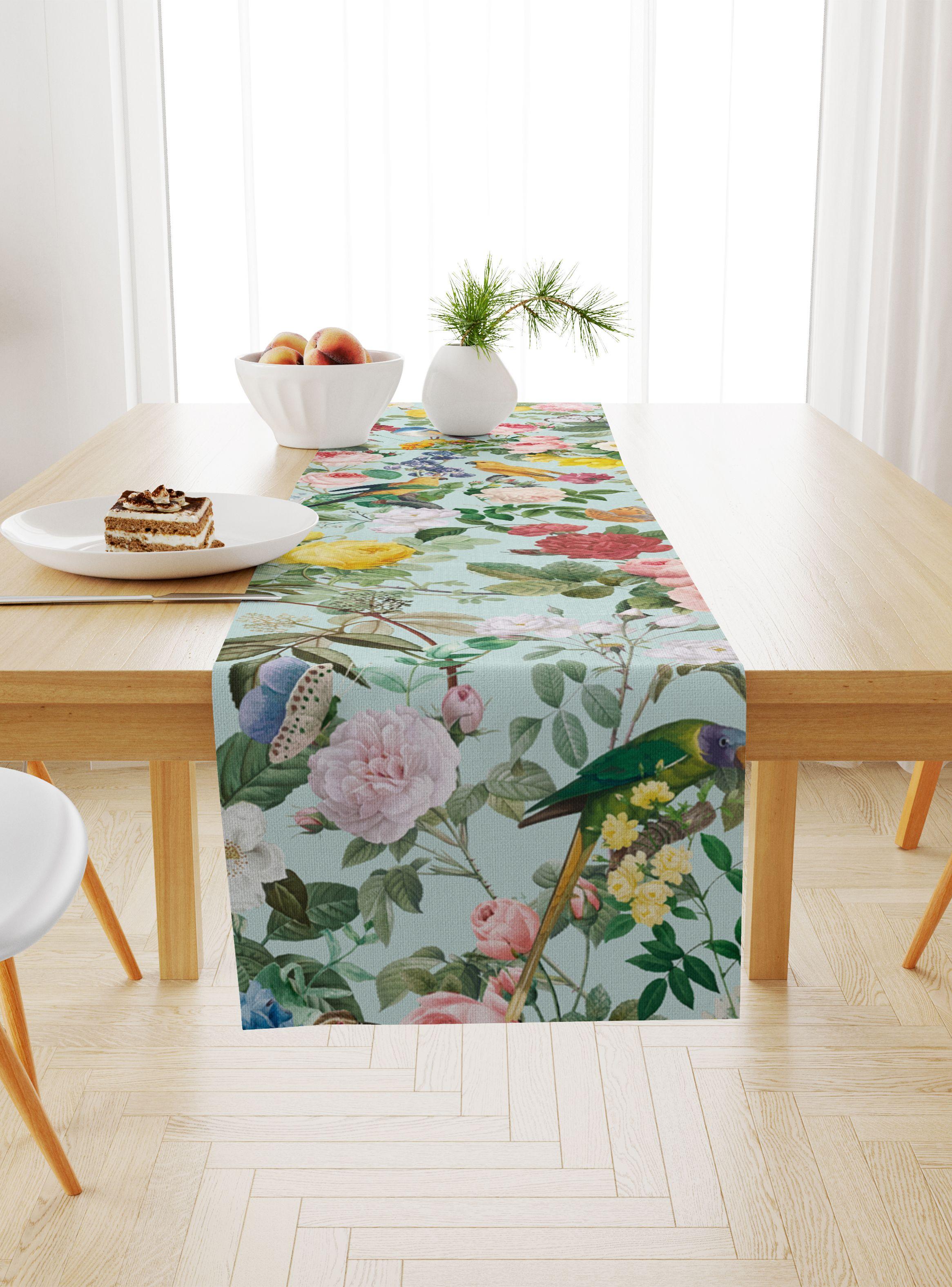 Camino de Mesa Flora y Fauna 40 x 160 cm-0