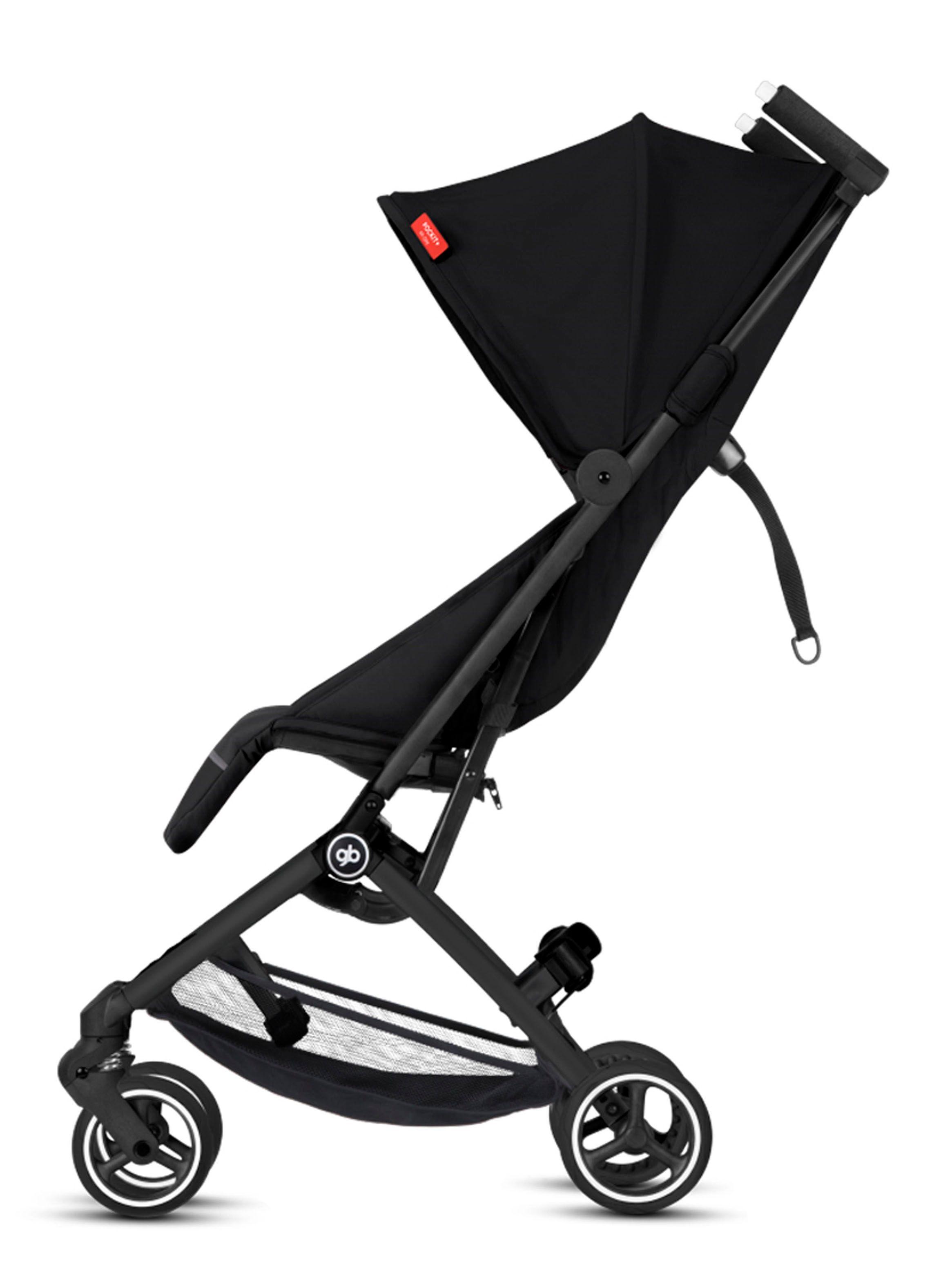 Coche Travel Pockit City Negro y Silla Aton B2-2