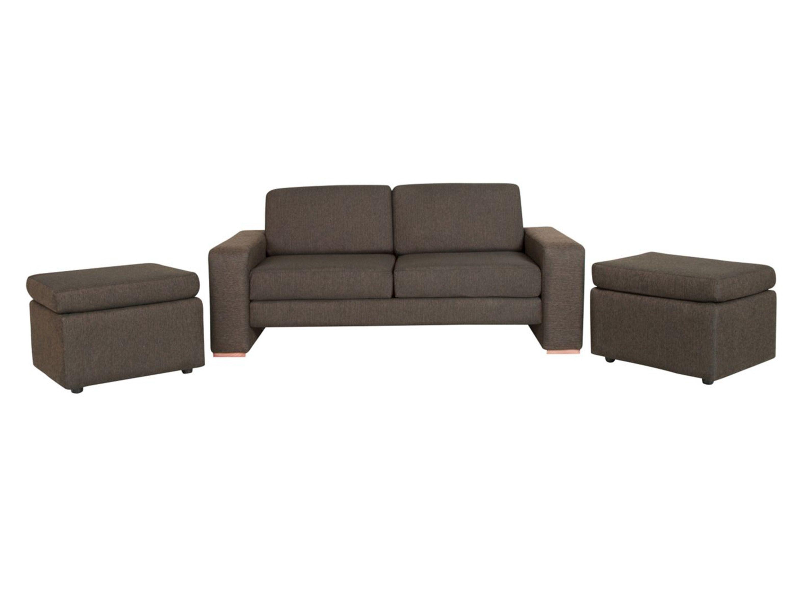 Juego de Living Omerta Sofá 3C + 2 Pouf Sanenzzo-0