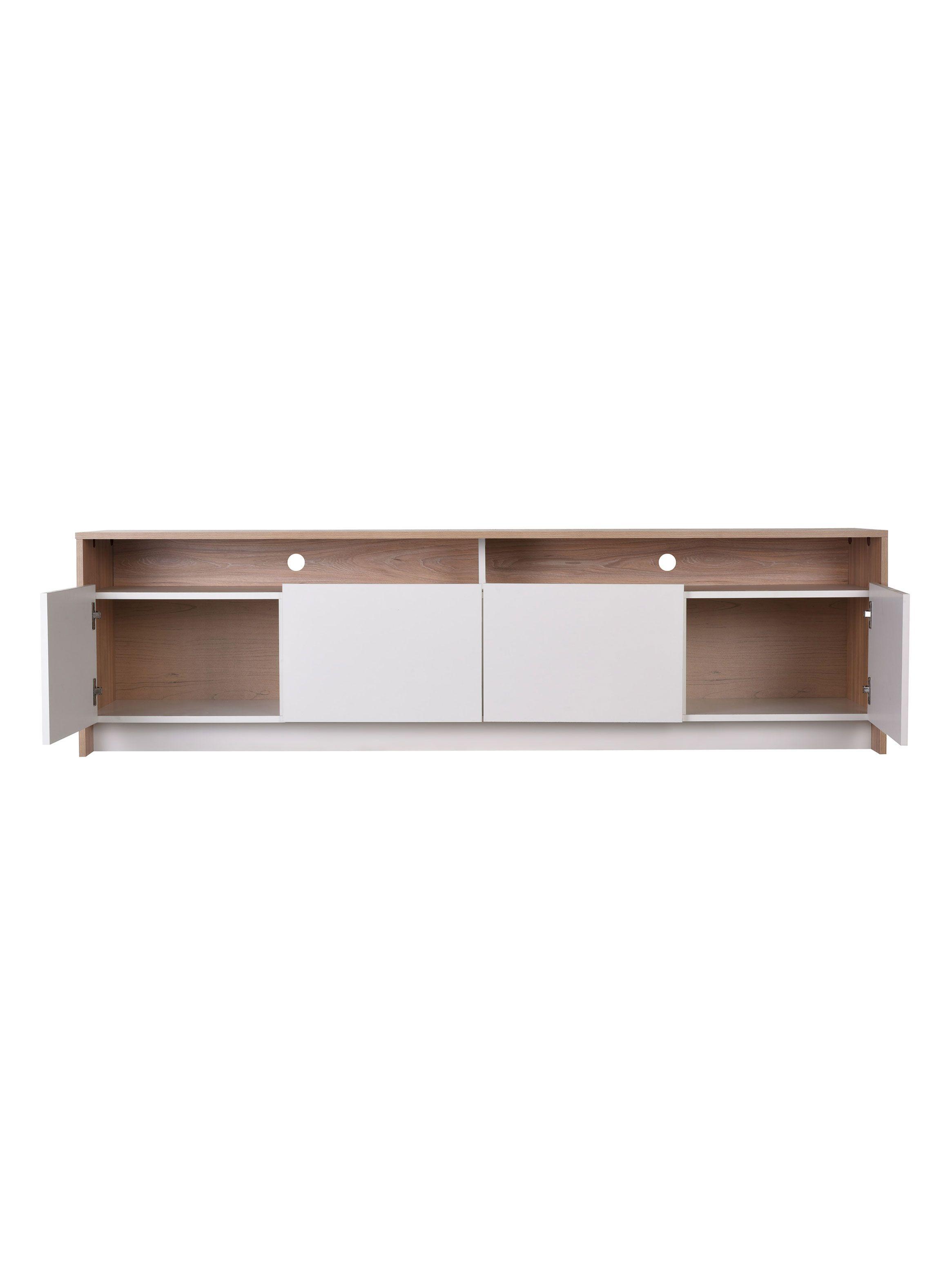 Rack Bajo Colbun 2P 2C Olmo-Blanco-2