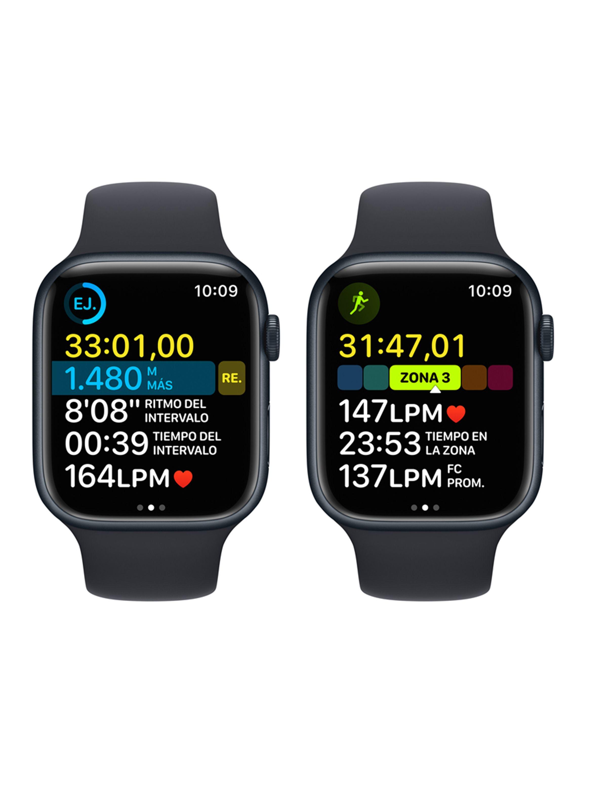 Apple Watch Series 8 45mm GPS Caja Aluminio y Correa Deportiva Medianoche-6