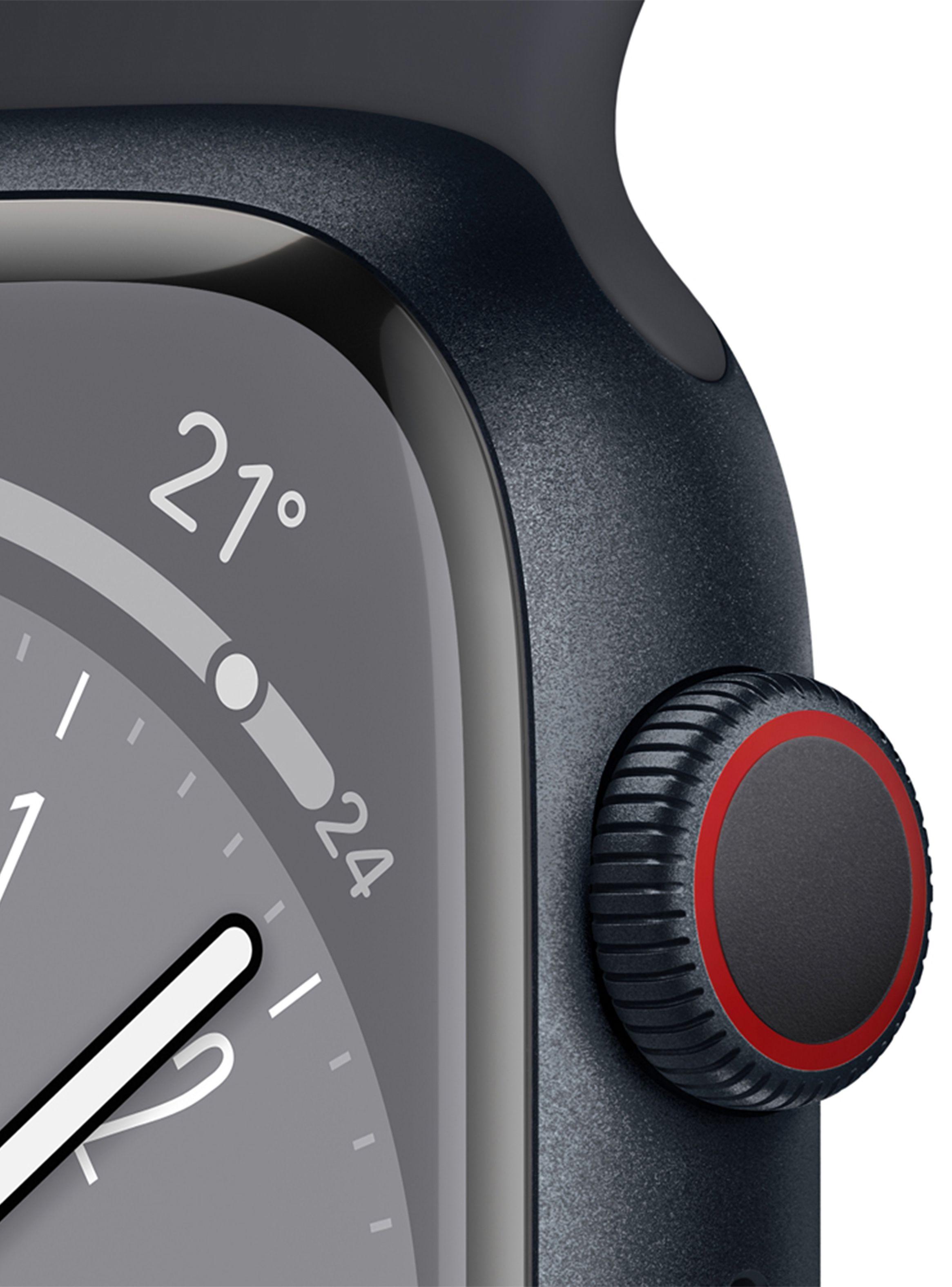 Apple Watch Series 8 45mm GPS Cellular Caja Aluminio y Correa Deportiva Medianoche-2