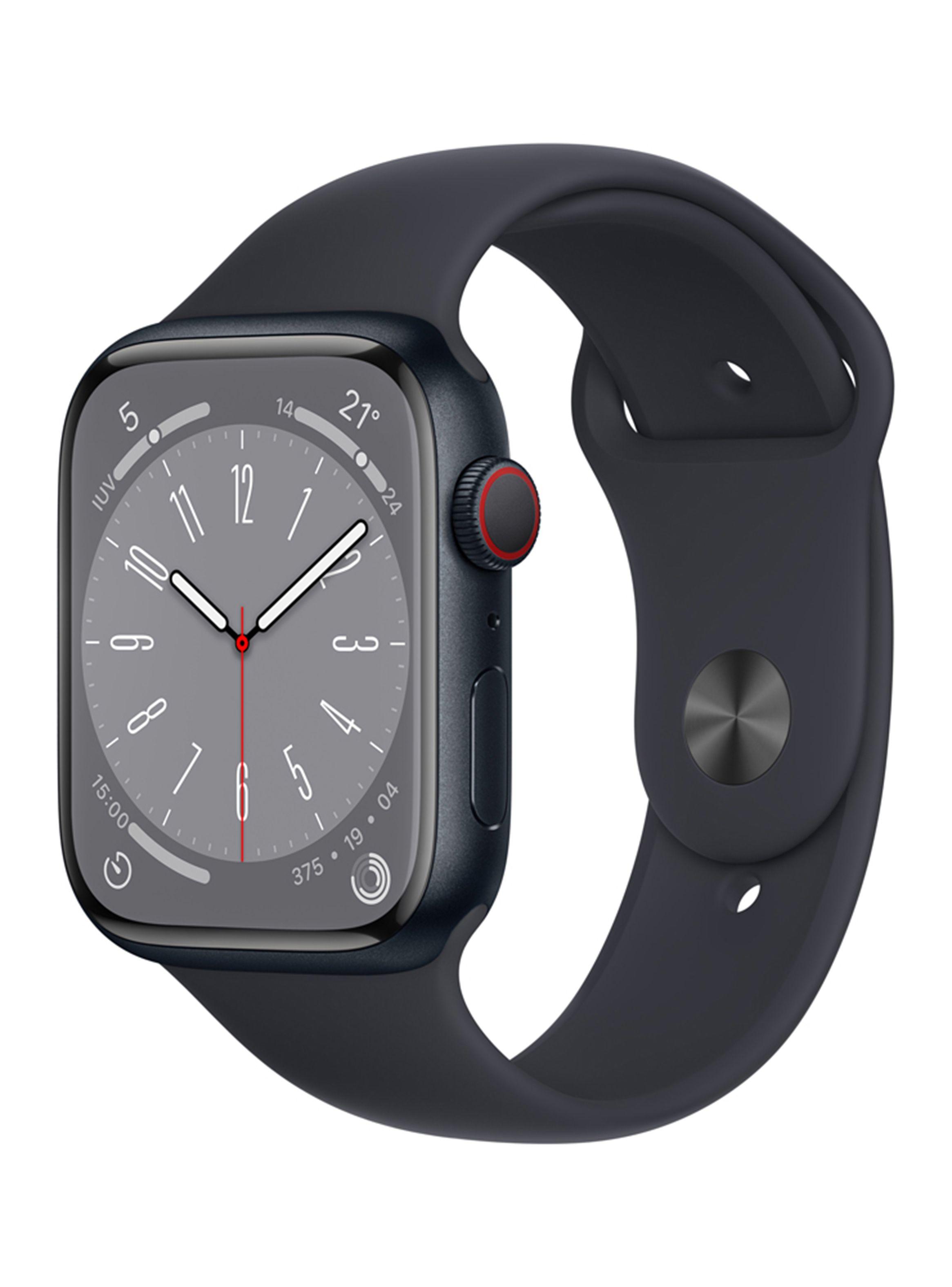 Apple Watch Series 8 45mm GPS Cellular Caja Aluminio y Correa Deportiva Medianoche-0