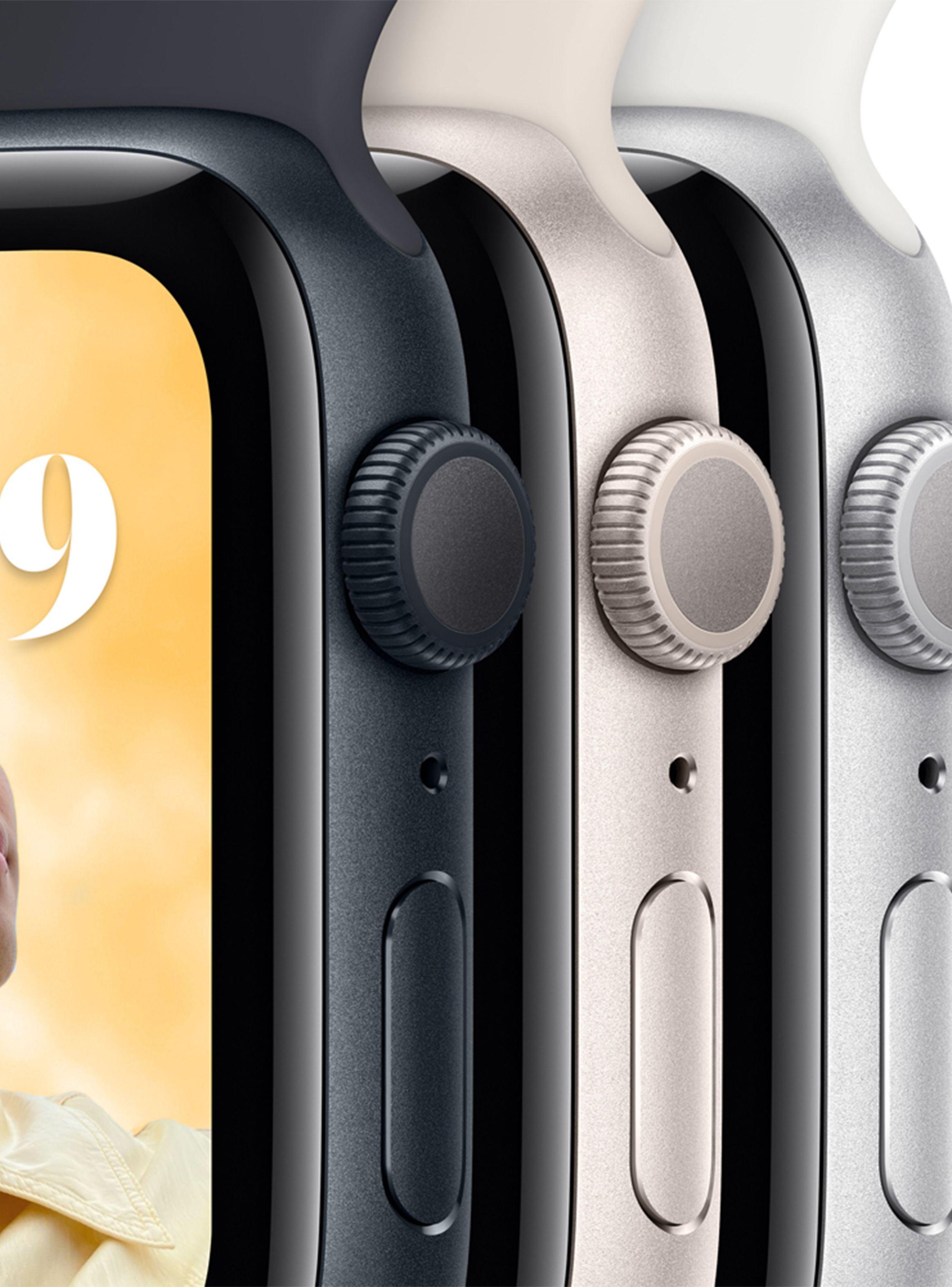 Apple Watch SE 40mm GPS Caja Aluminio y Correa Deportiva Blanco Estelar-2