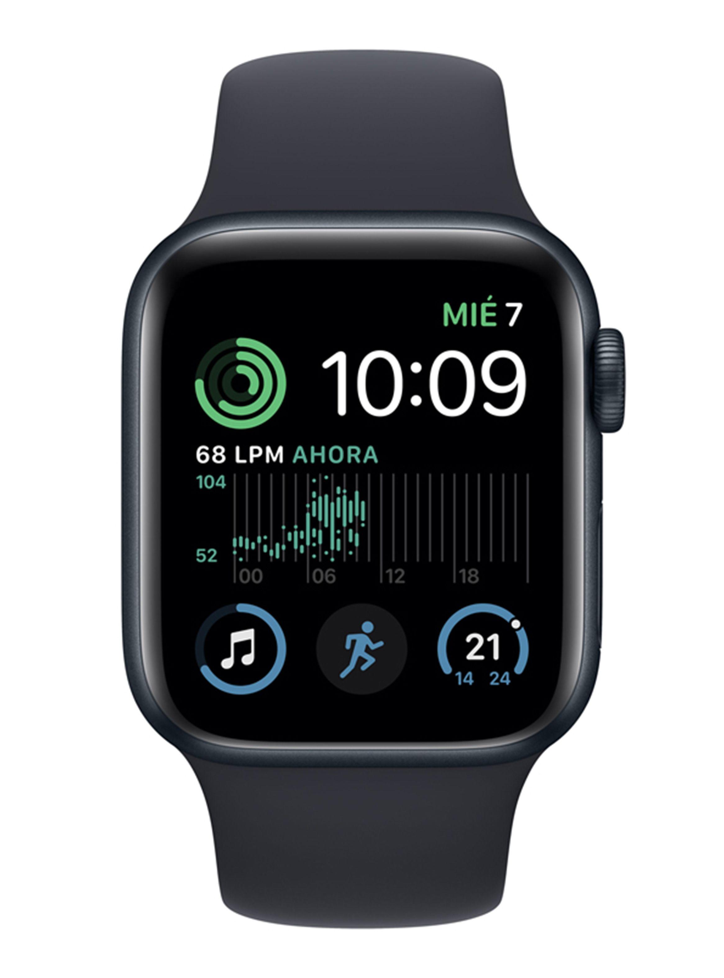 Apple Watch SE 40mm GPS Caja Aluminio y Correa Deportiva Medianoche-1