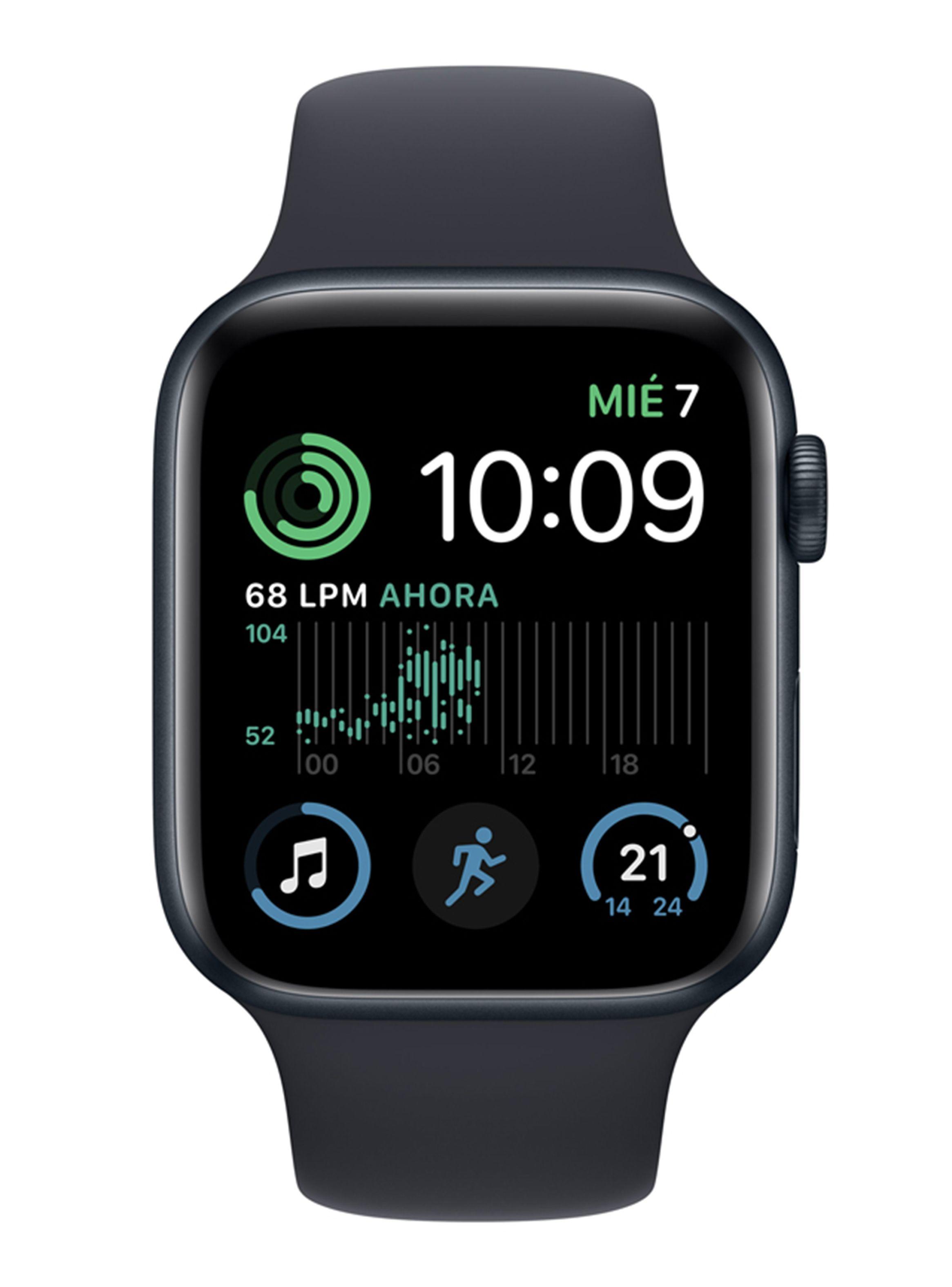 Apple Watch SE 44mm GPS Caja Aluminio y Correa Deportiva Medianoche-1