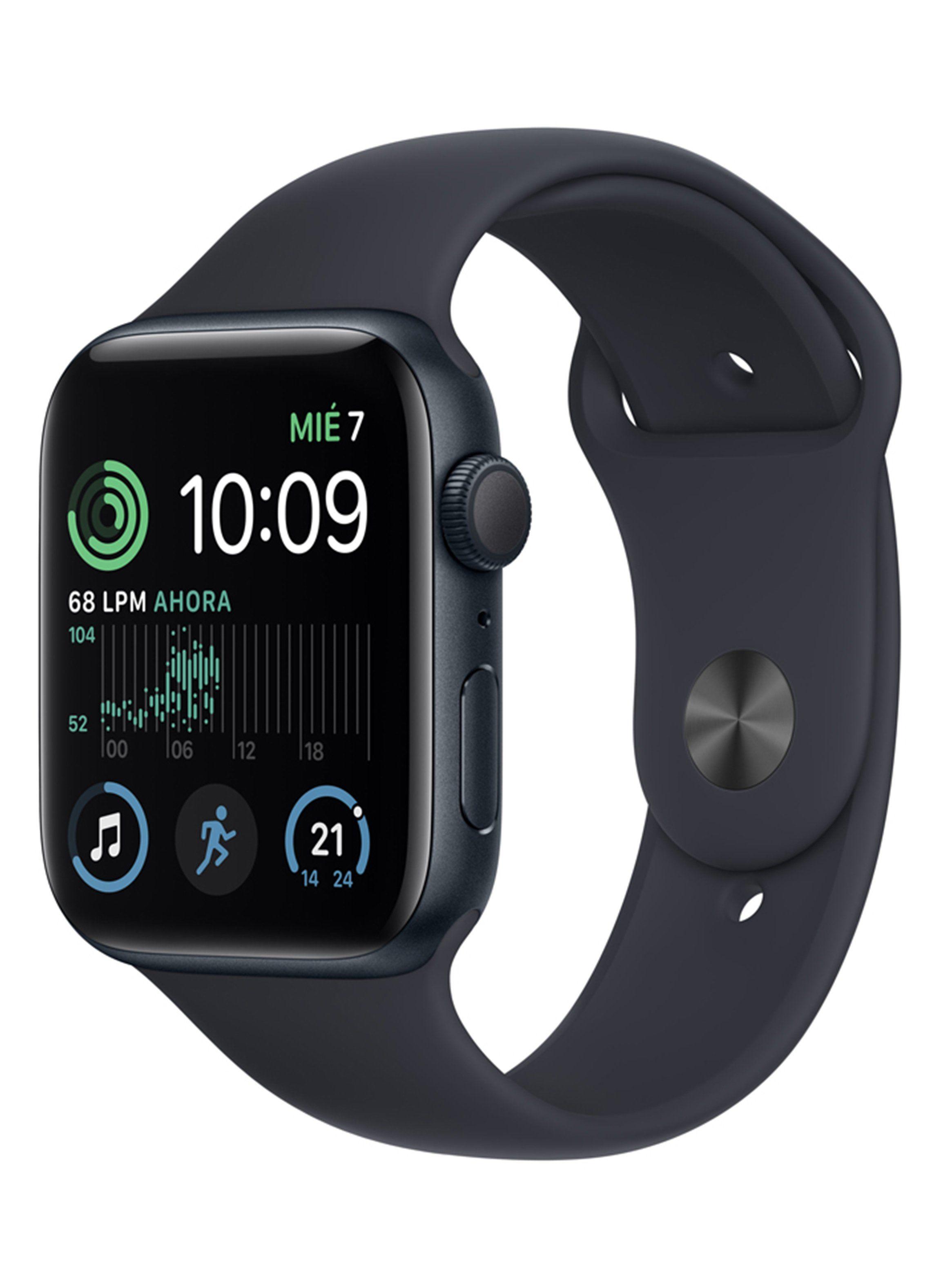 Apple Watch SE 44mm GPS Caja Aluminio y Correa Deportiva Medianoche-0