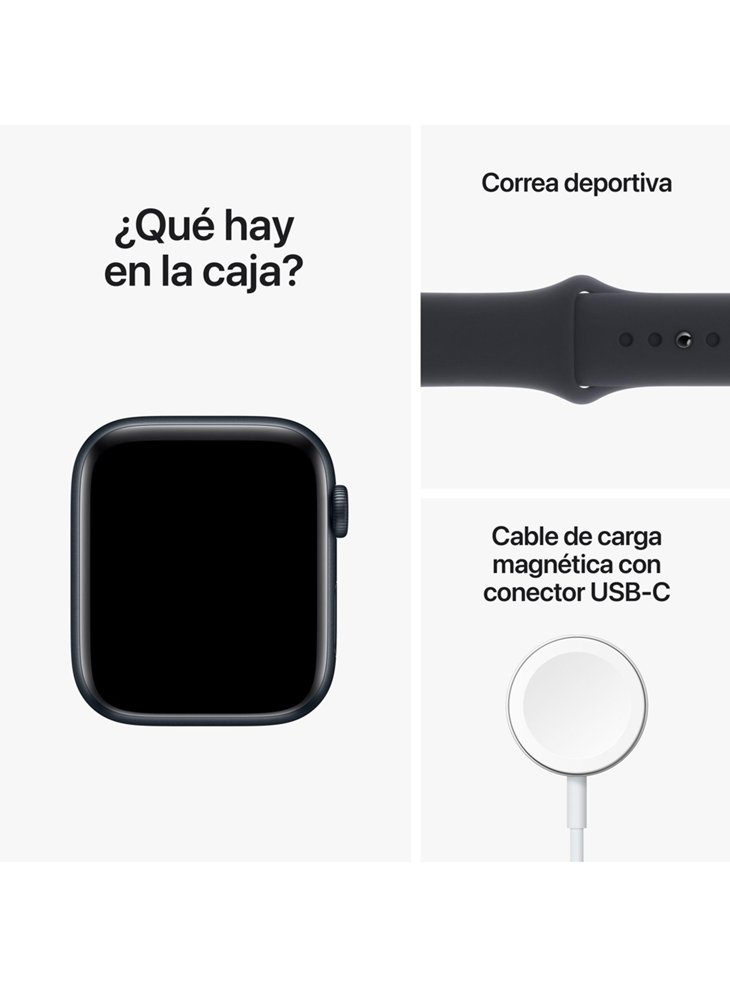 Apple Watch SE 44mm GPS Caja Aluminio y Correa Deportiva Medianoche-7