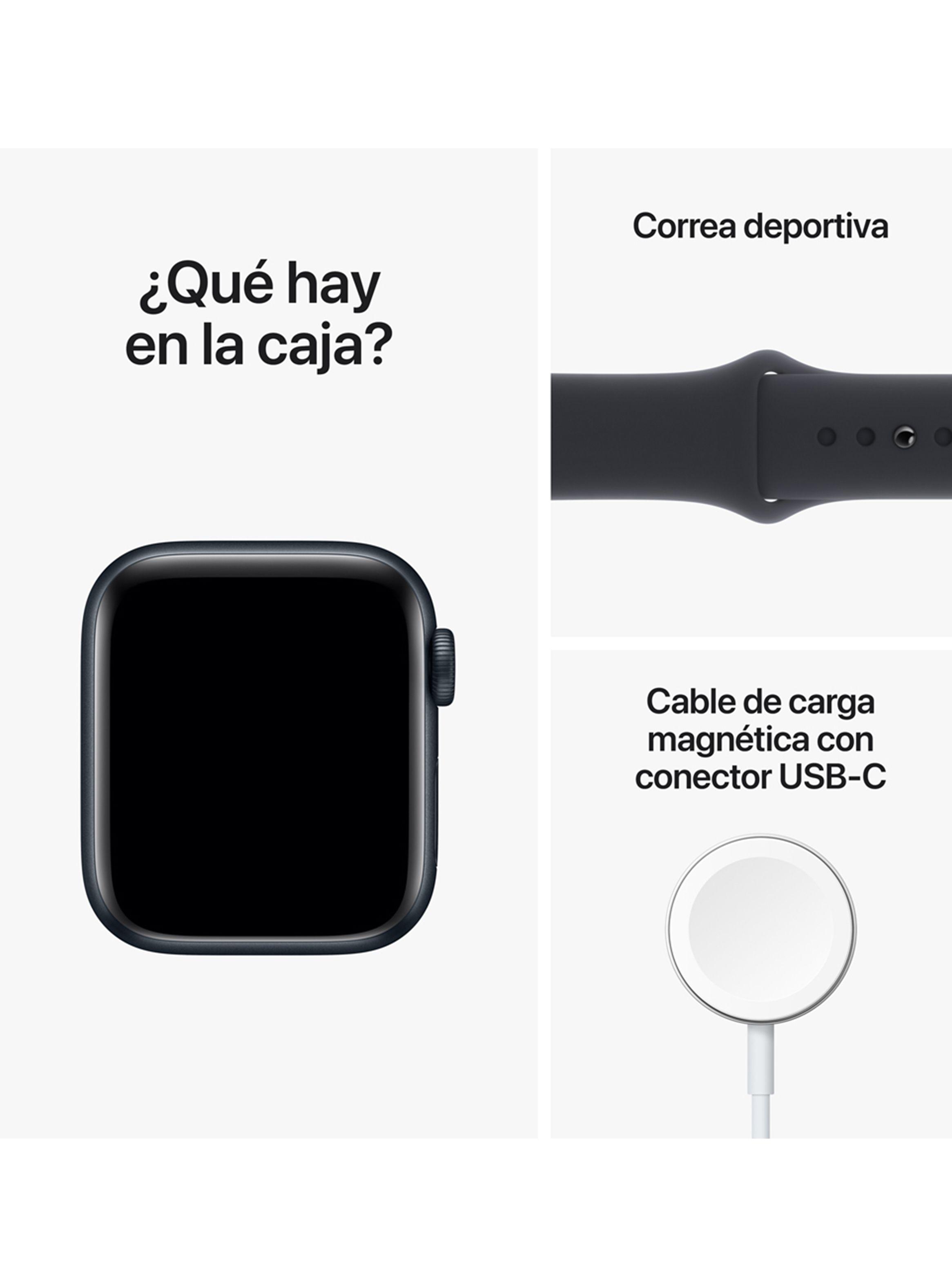 Apple Watch SE 40mm GPS Cellular Caja Aluminio y Correa Deportiva Medianoche-7