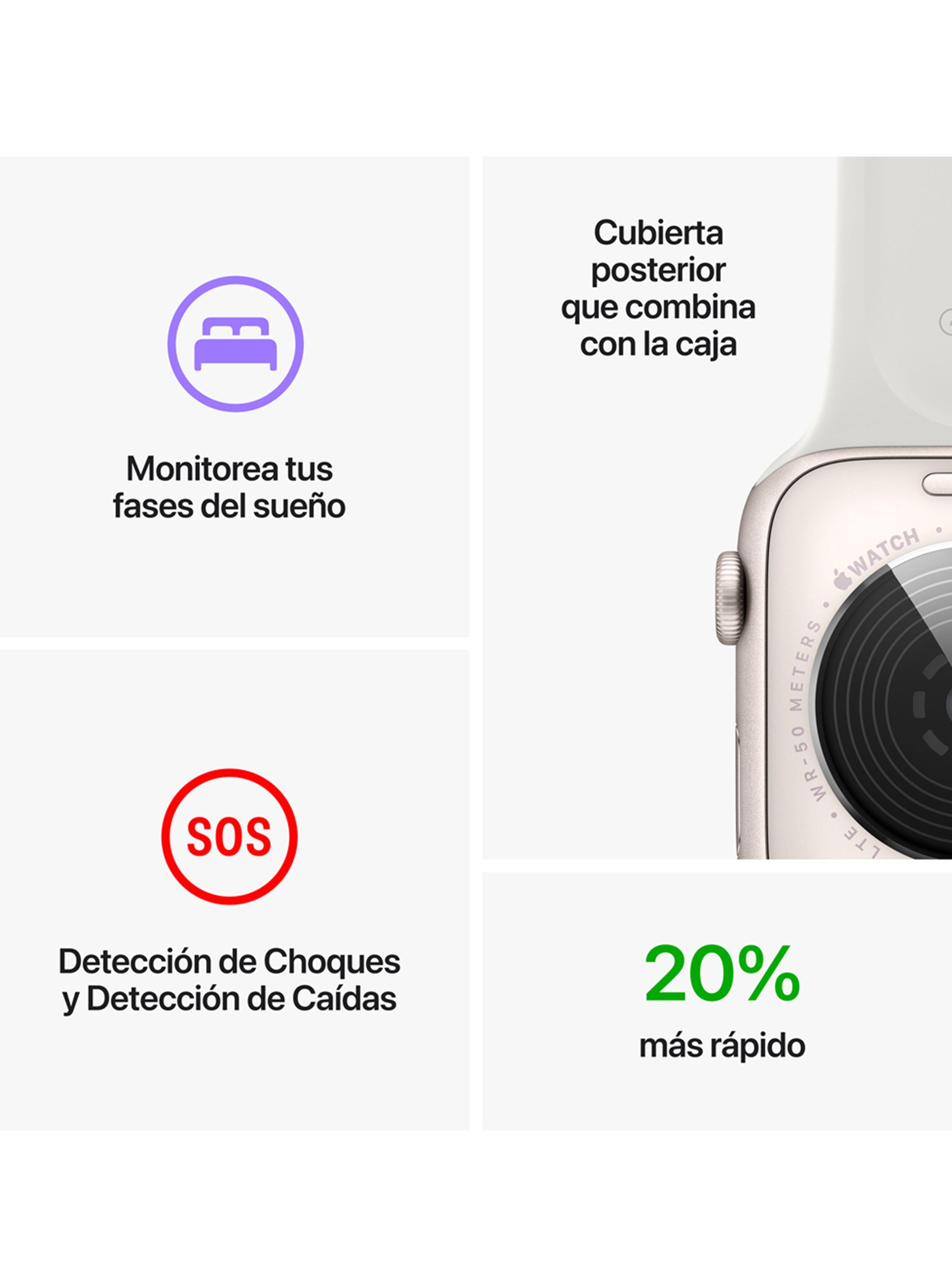 Apple Watch SE 44mm GPS Cellular Caja Aluminio y Correa Deportiva Medianoche-6