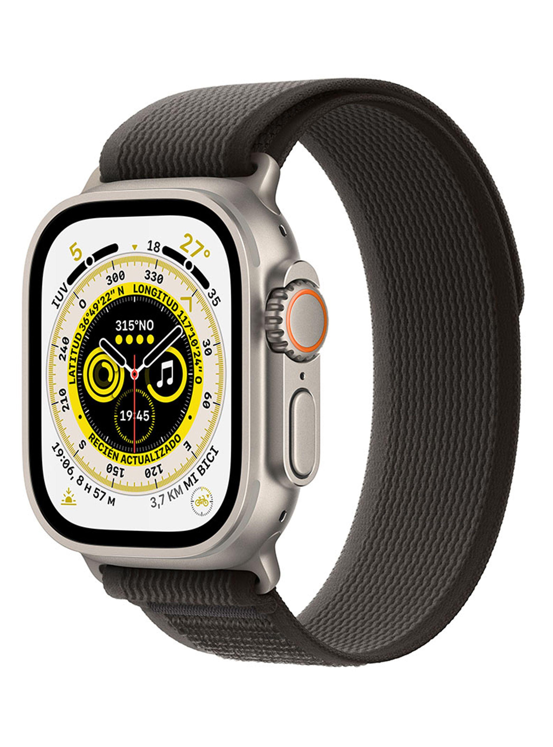 Apple Watch Ultra 49mm GPS Cellular Caja Titanio Natural Correa Trail Gris-0