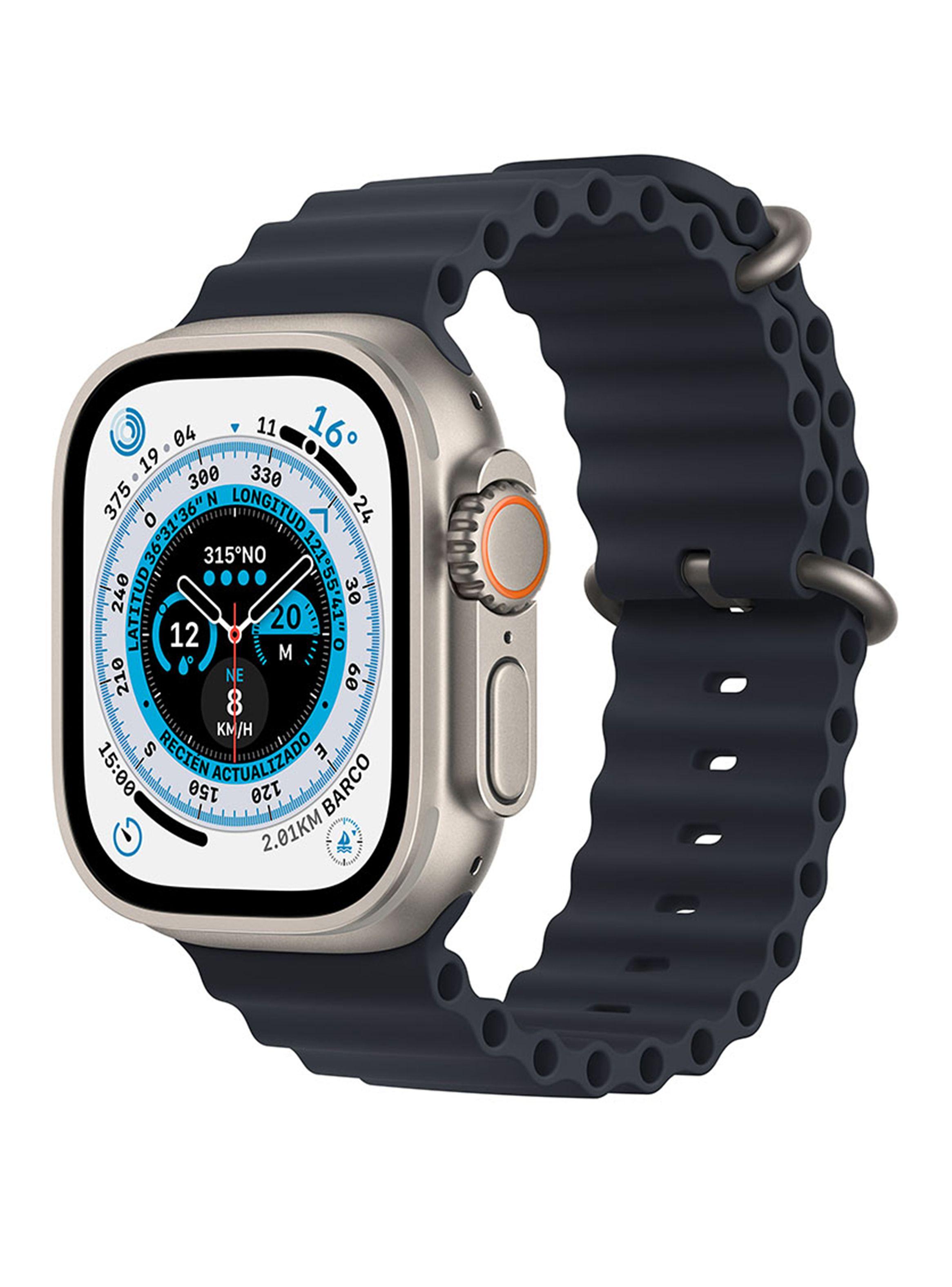 Apple Watch Ultra 49mm GPS Cellular Caja Titanio Natural Correa Ocean Medianoche-0