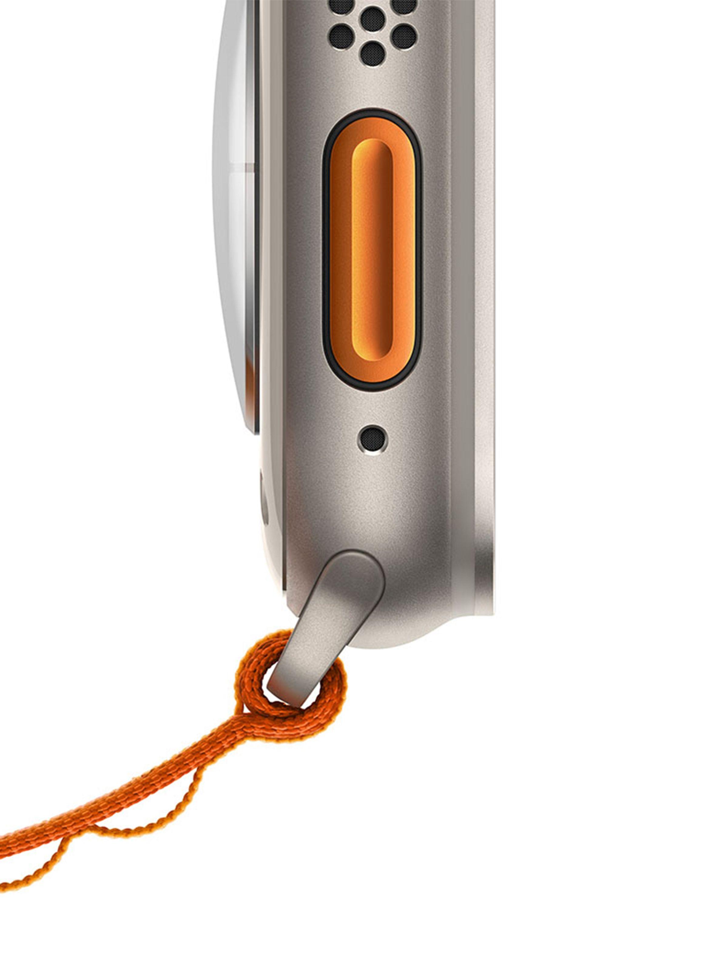 Apple Watch Ultra 49mm GPS + Cellular Caja de Titanio Natural Correa Alpine Naranja Talla M-3