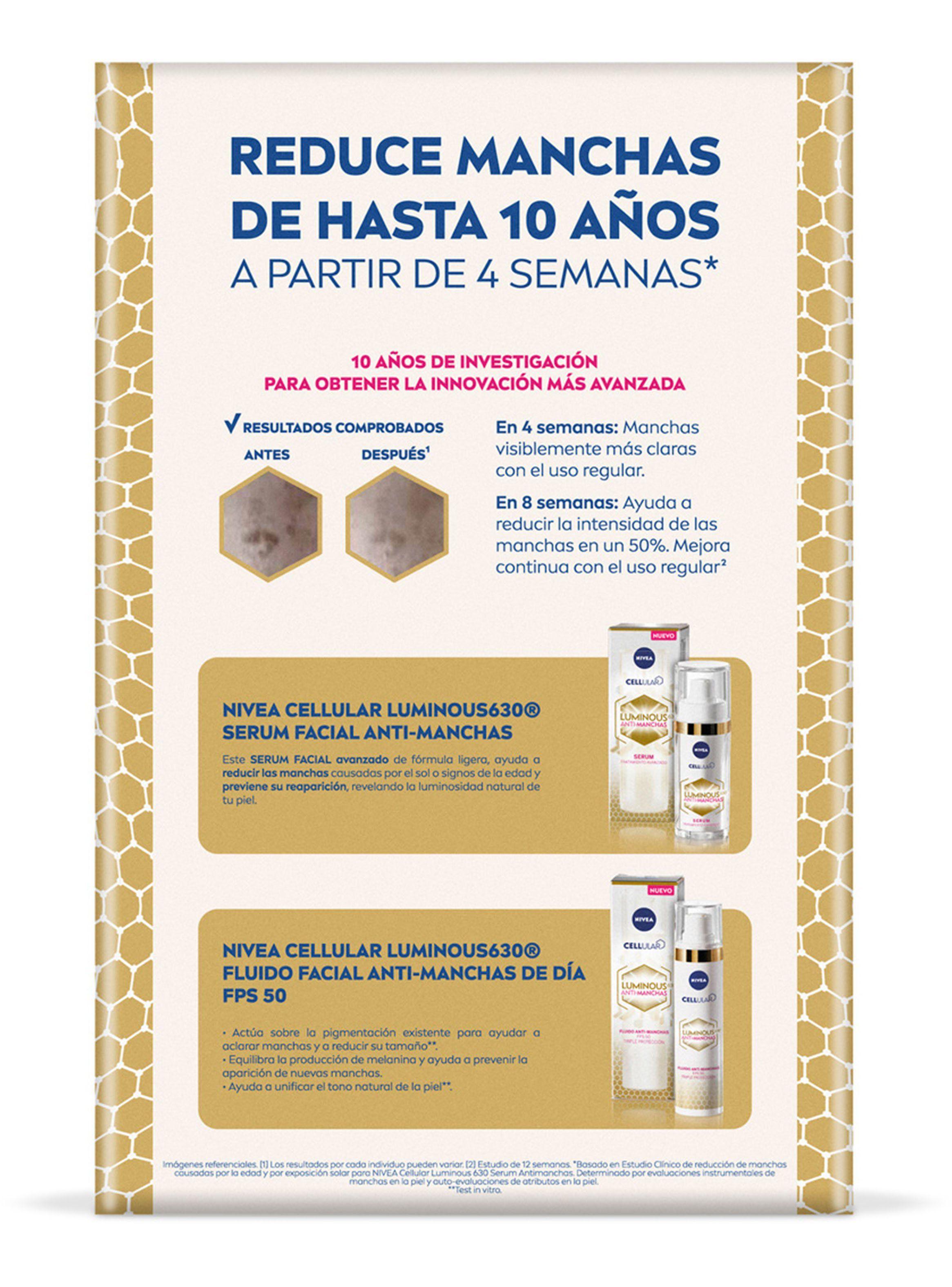 Pack Rutina Cellular Luminous 630 Anti-Manchas Serum 30ml + Fluido de día FPS50 40ml-1