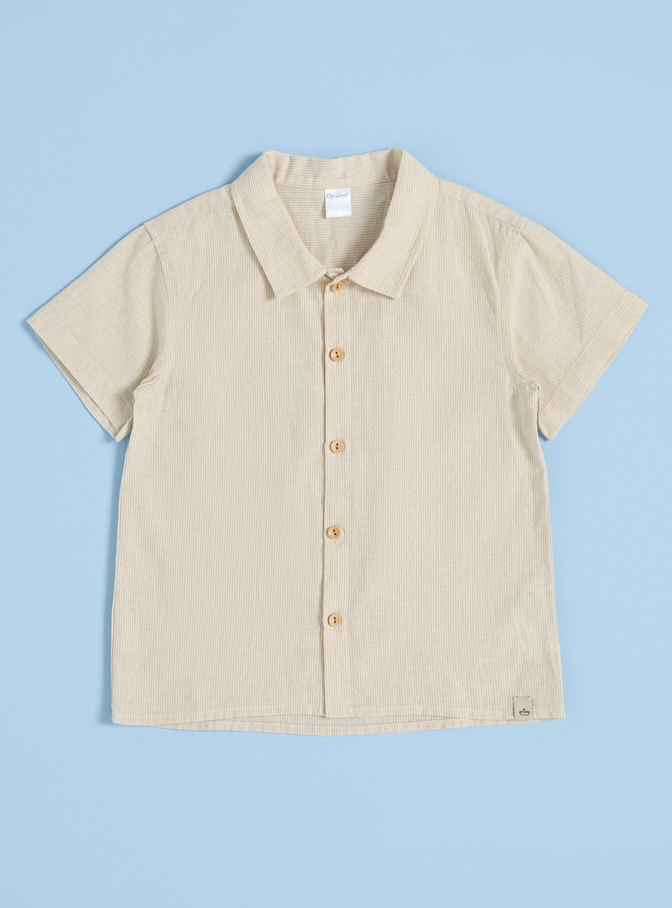 Camisa Rayas de Algodón Niño-0