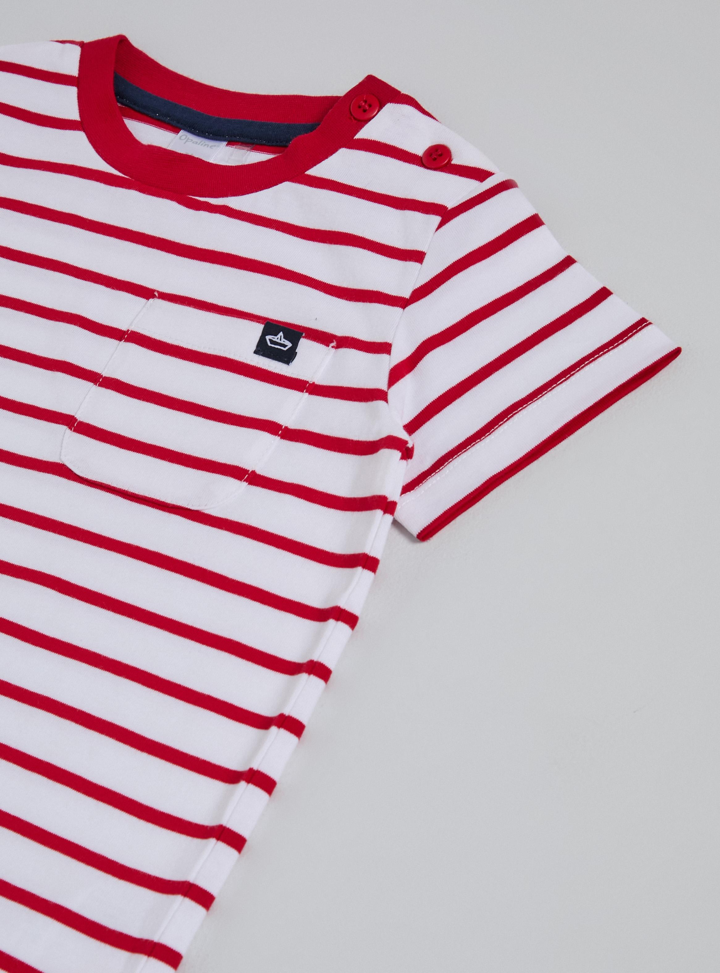 Polera Rayas con Bolsillo Niño-2
