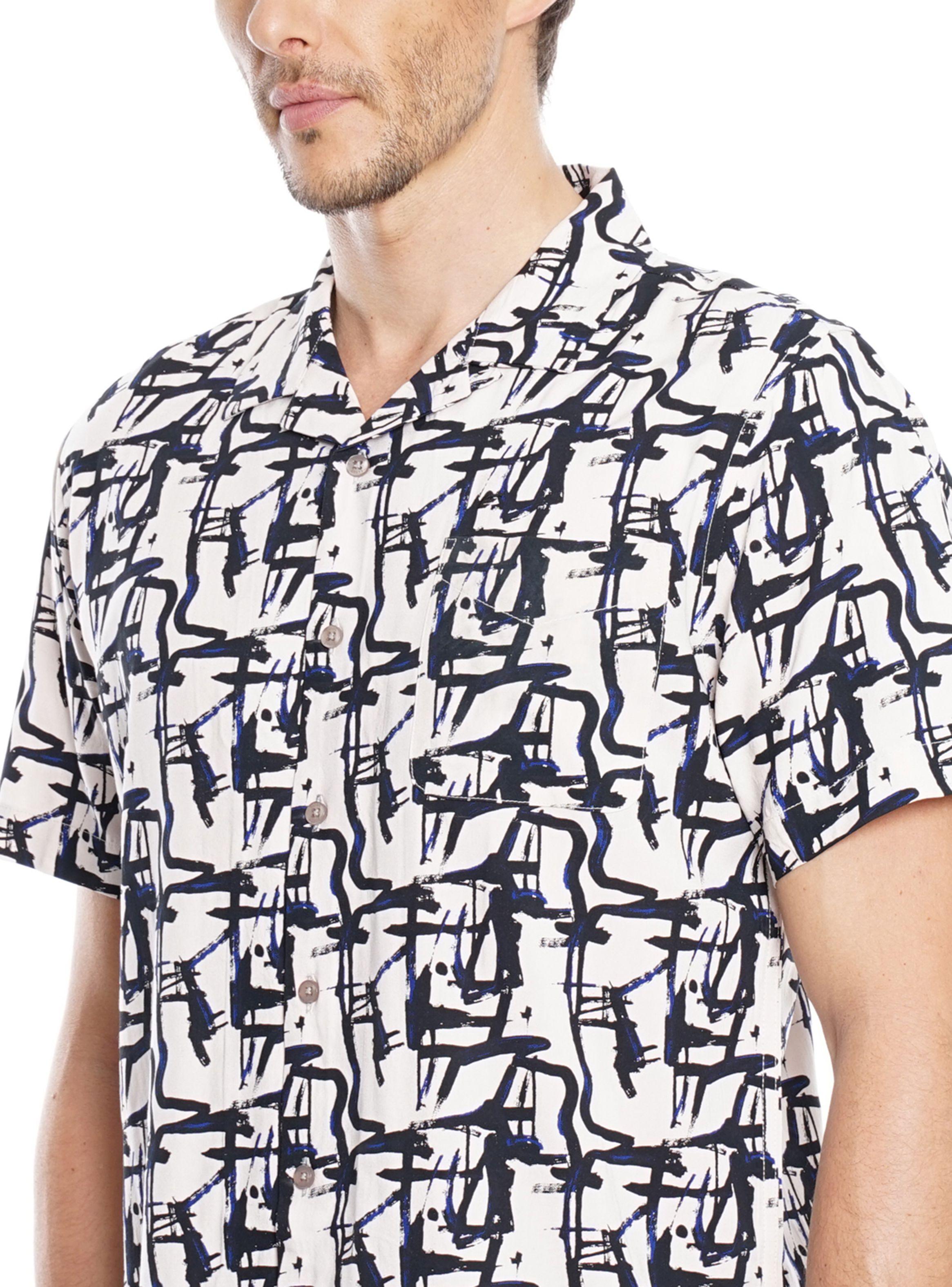 Camisa Multicolor Guayabera Manga Corta-2