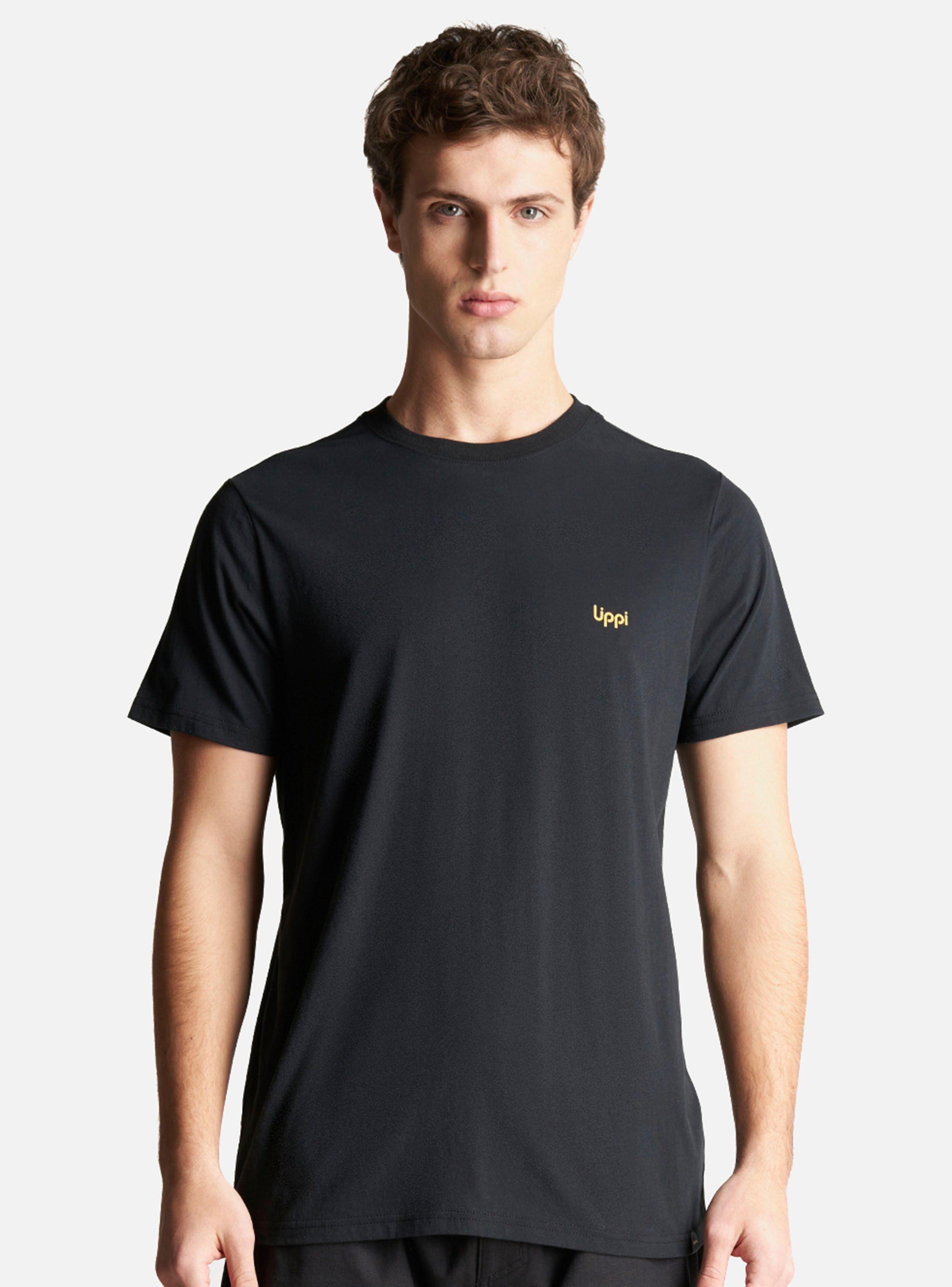 Polera Logo Back T-Shirt Negro Hombres-0