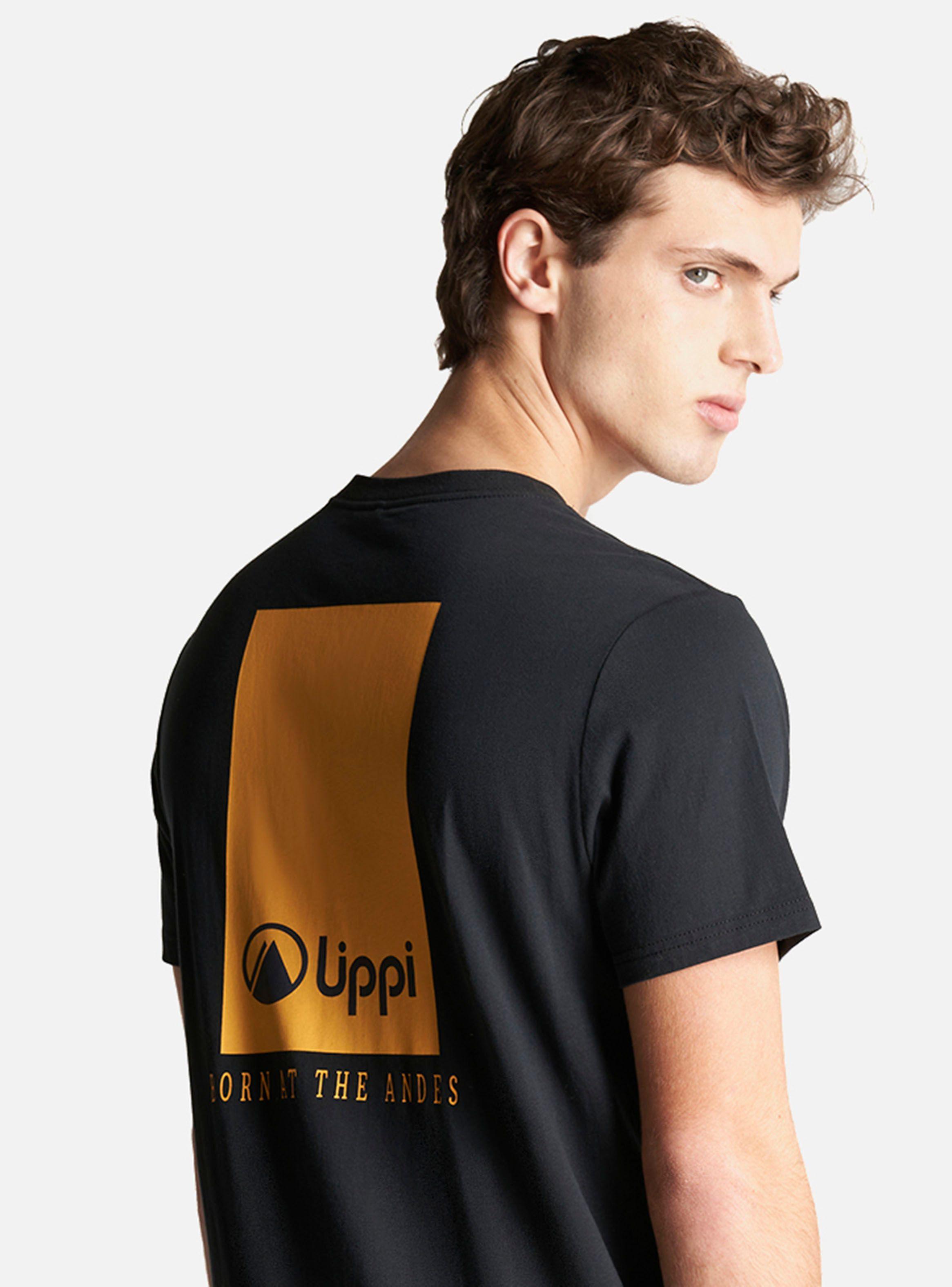 Polera Logo Back T-Shirt Negro Hombres-2