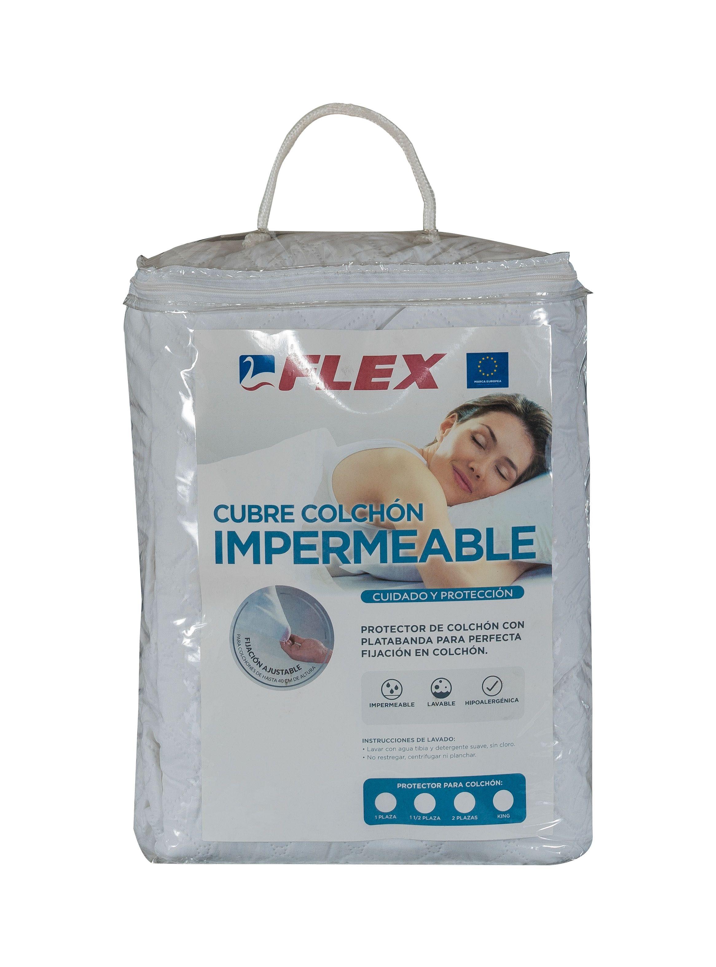 Cubrecolchón Impermeable 1.5 Plazas-2