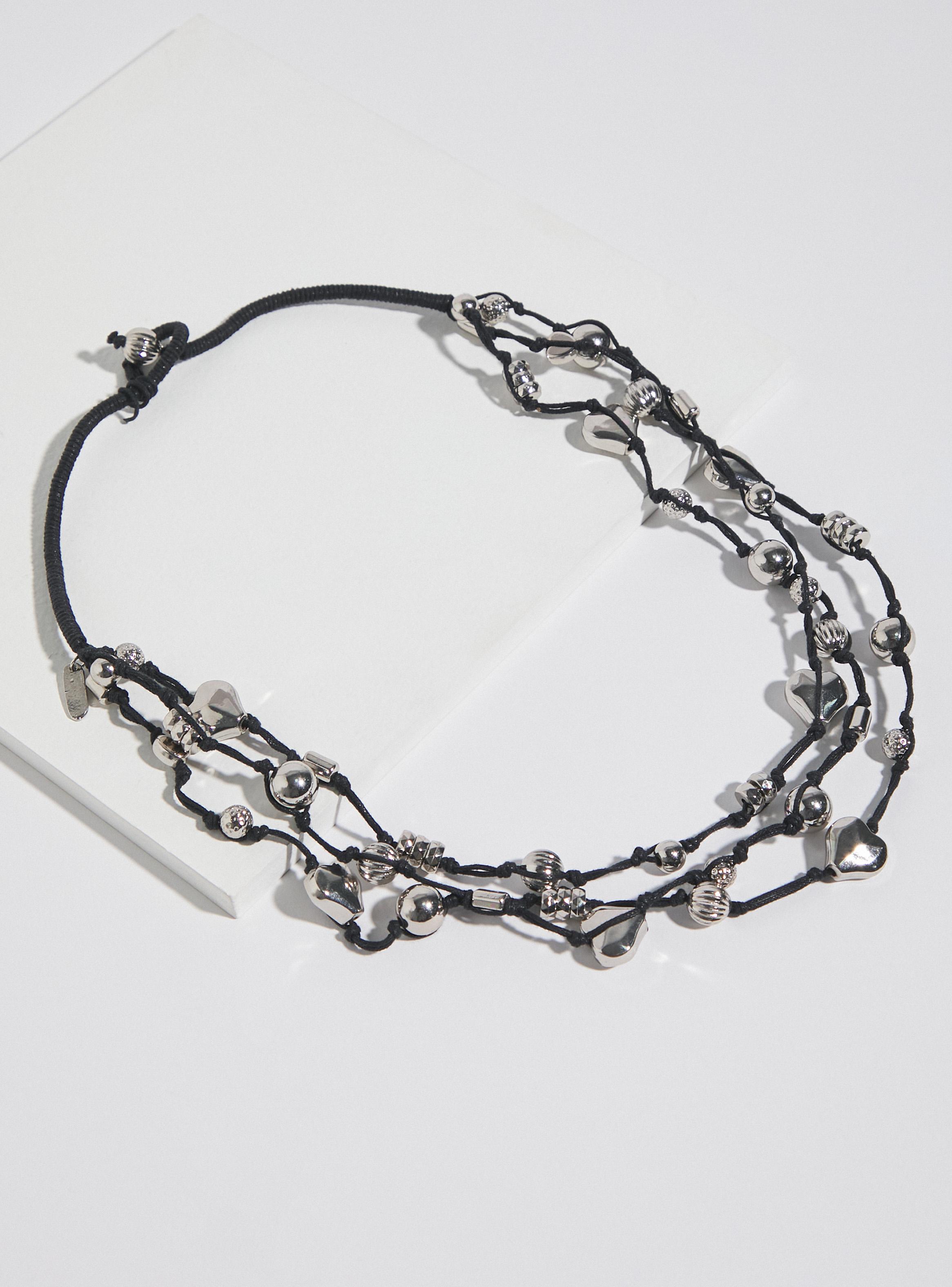 Collar Charms Metálicos Silver-2