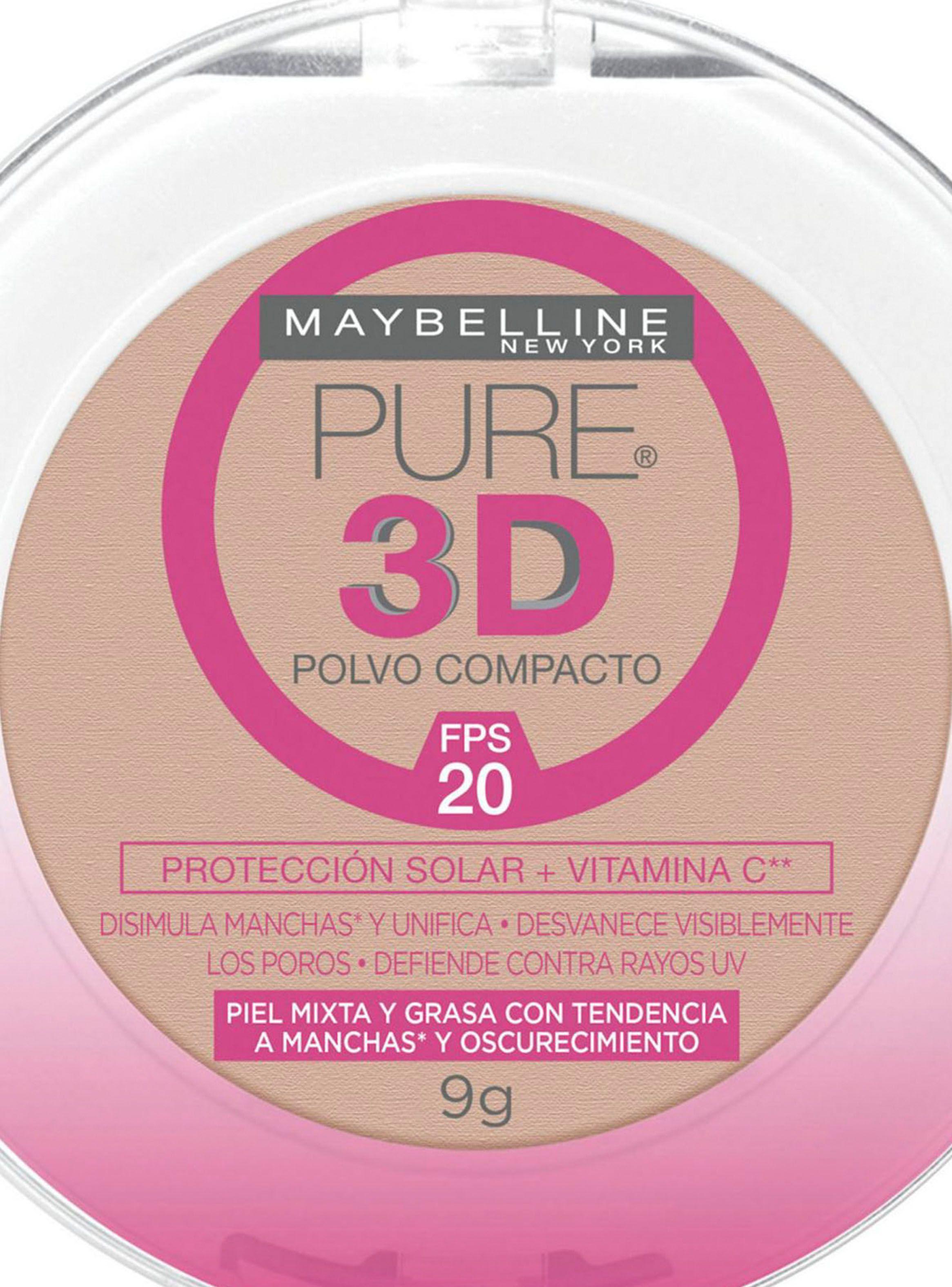 Polvo Compacto Pure 3D Maybelline-1