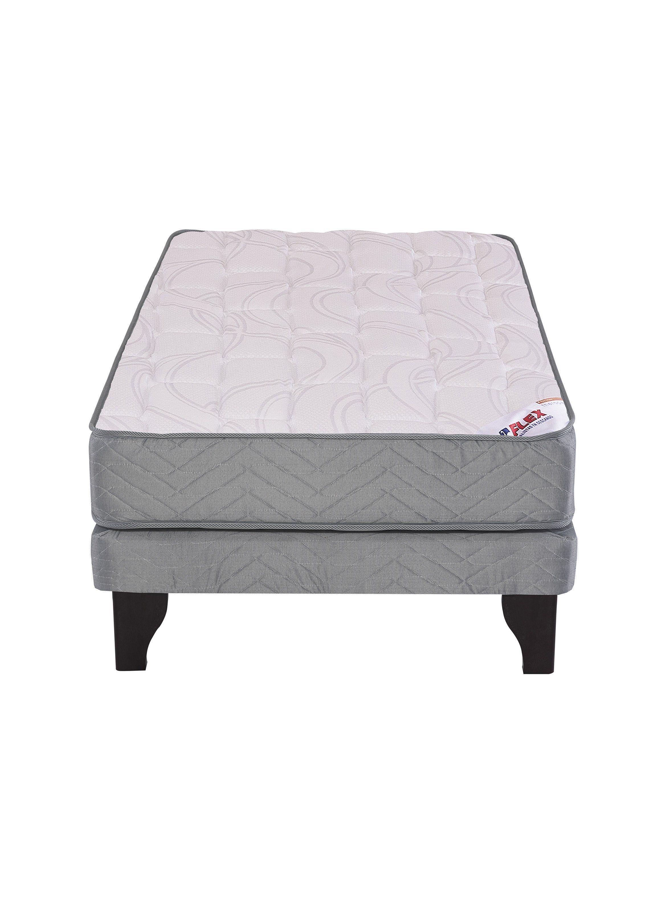 Cama Europea Gris Therapedic 1.5 Plazas-0
