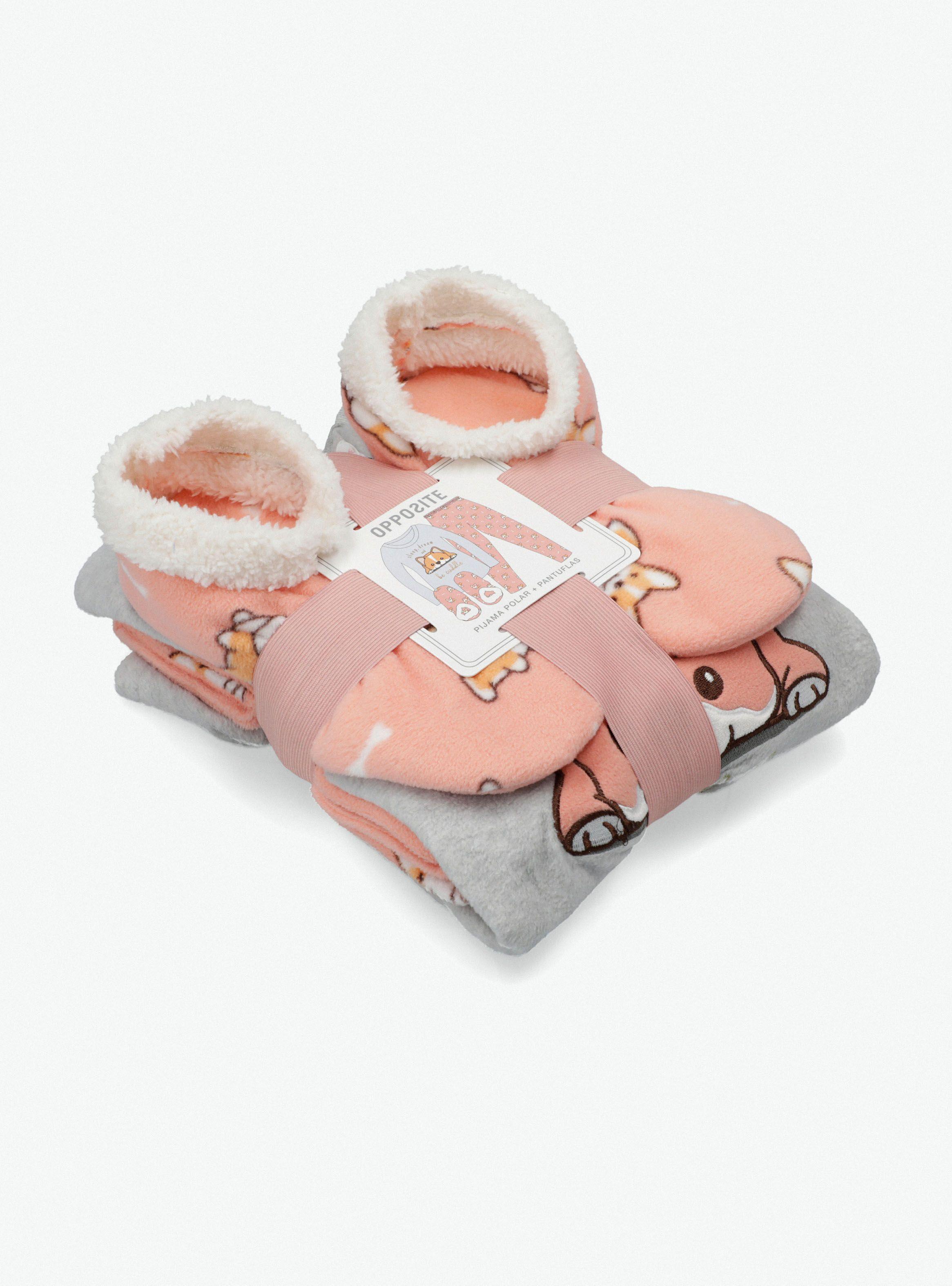 Pijama Pack + Pantuflas-5