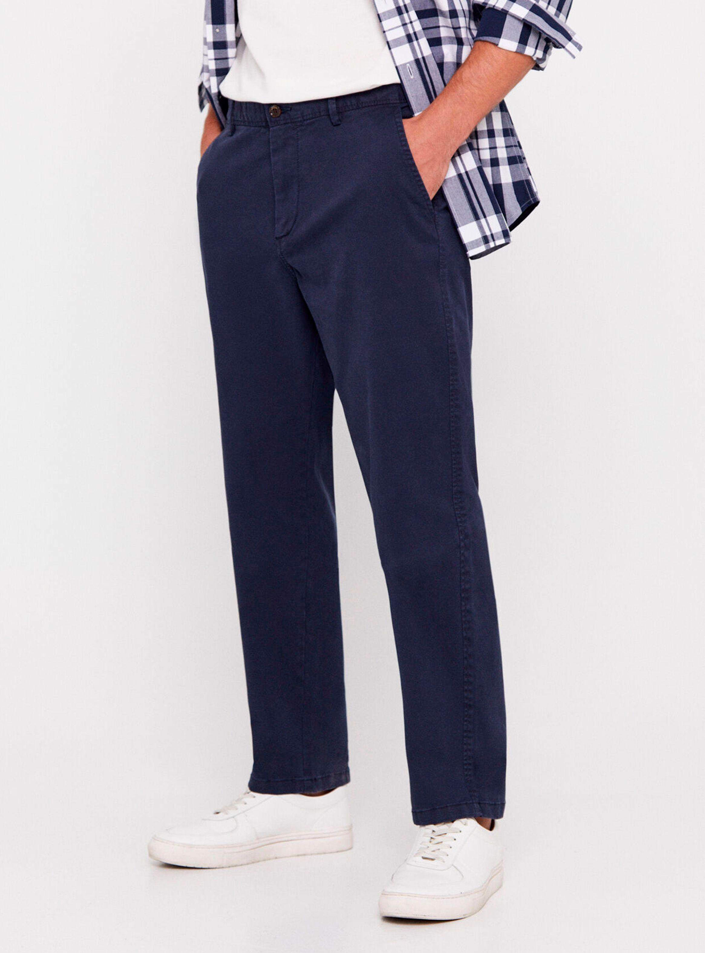 Pantalón Regular Fit con Bolsillos-0