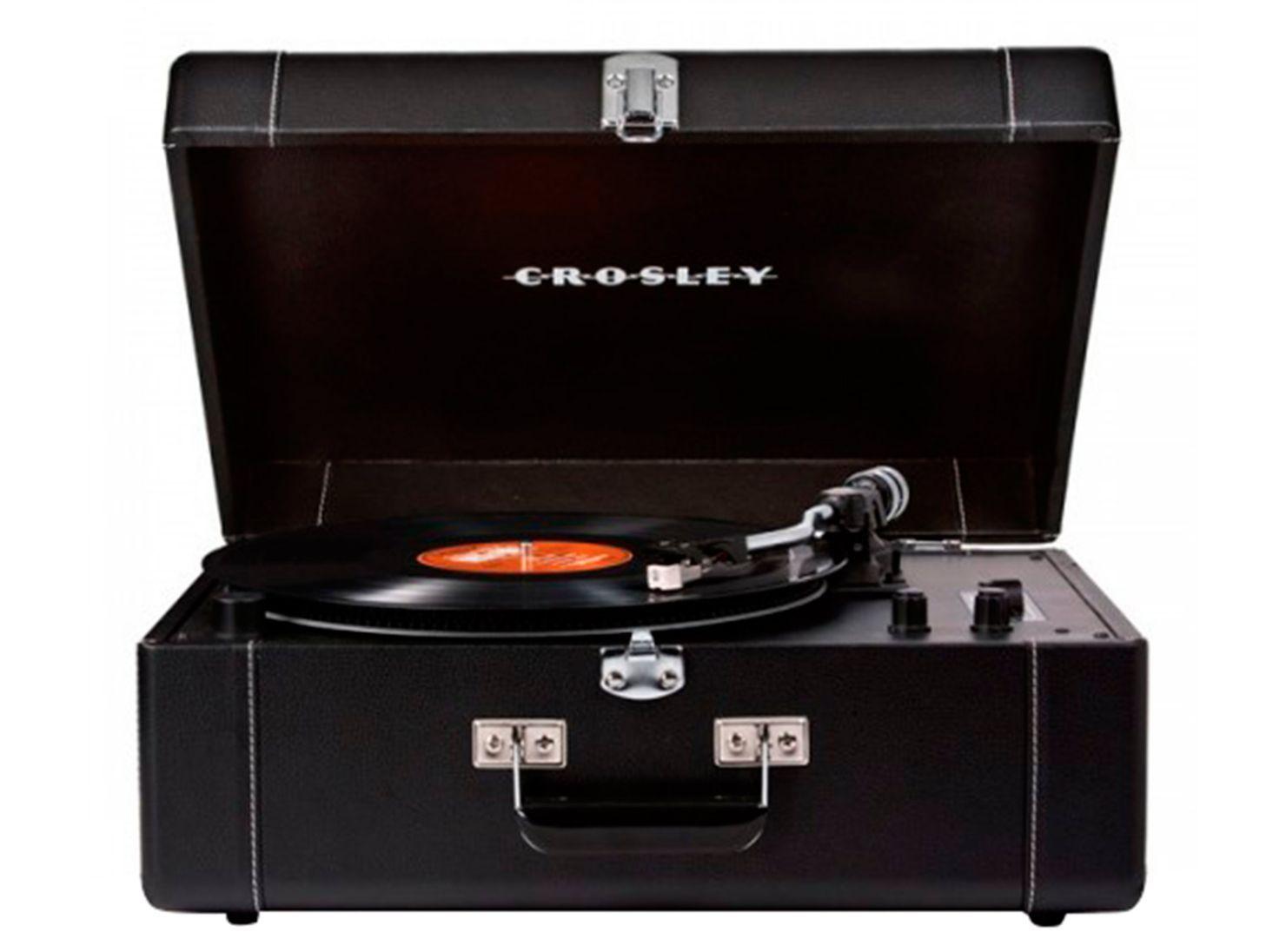 Tornamesa Crosley Keepsake Deluxe Negra-0