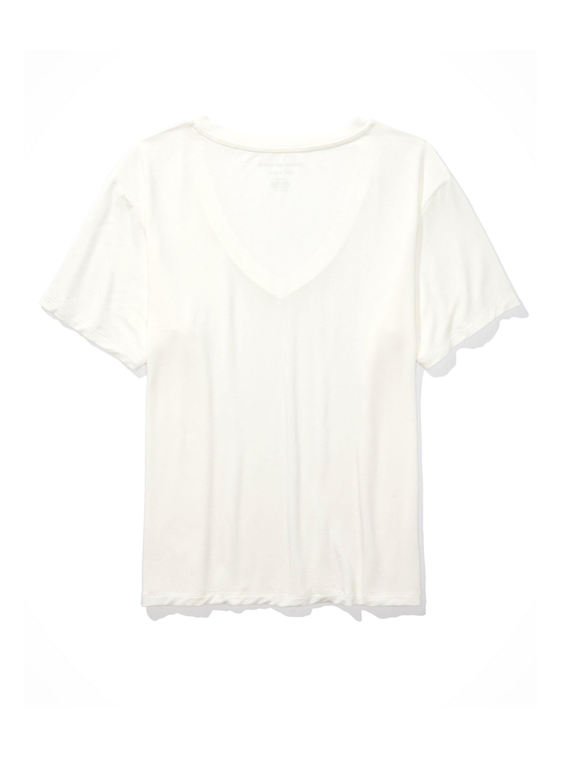 Polera Cuello V Oversized Soft & Sexy-1