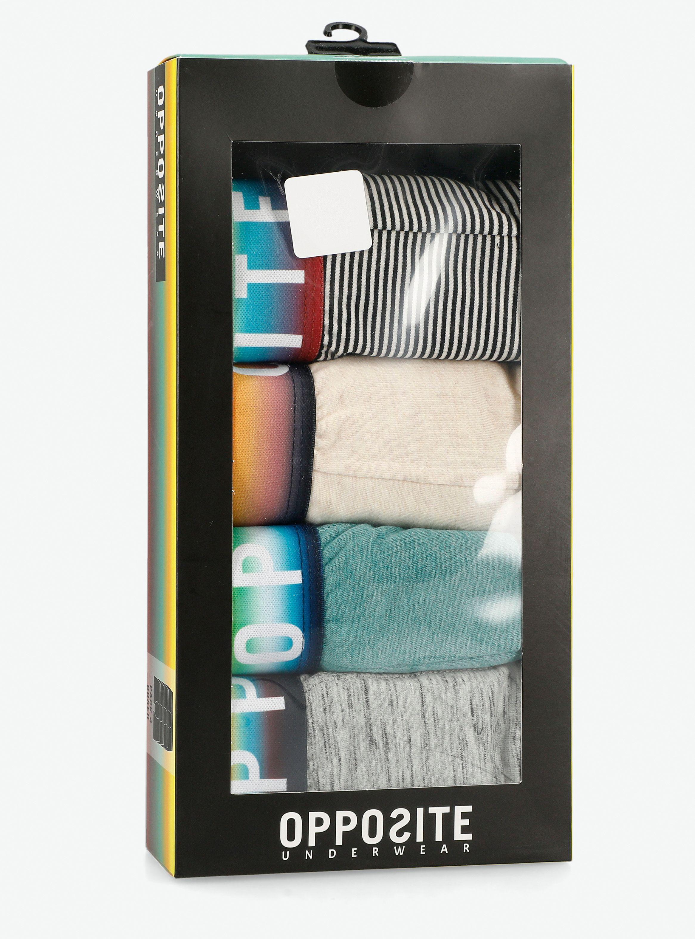 Boxer Opposite Pack 4 Básico Elástico Multicolor-3