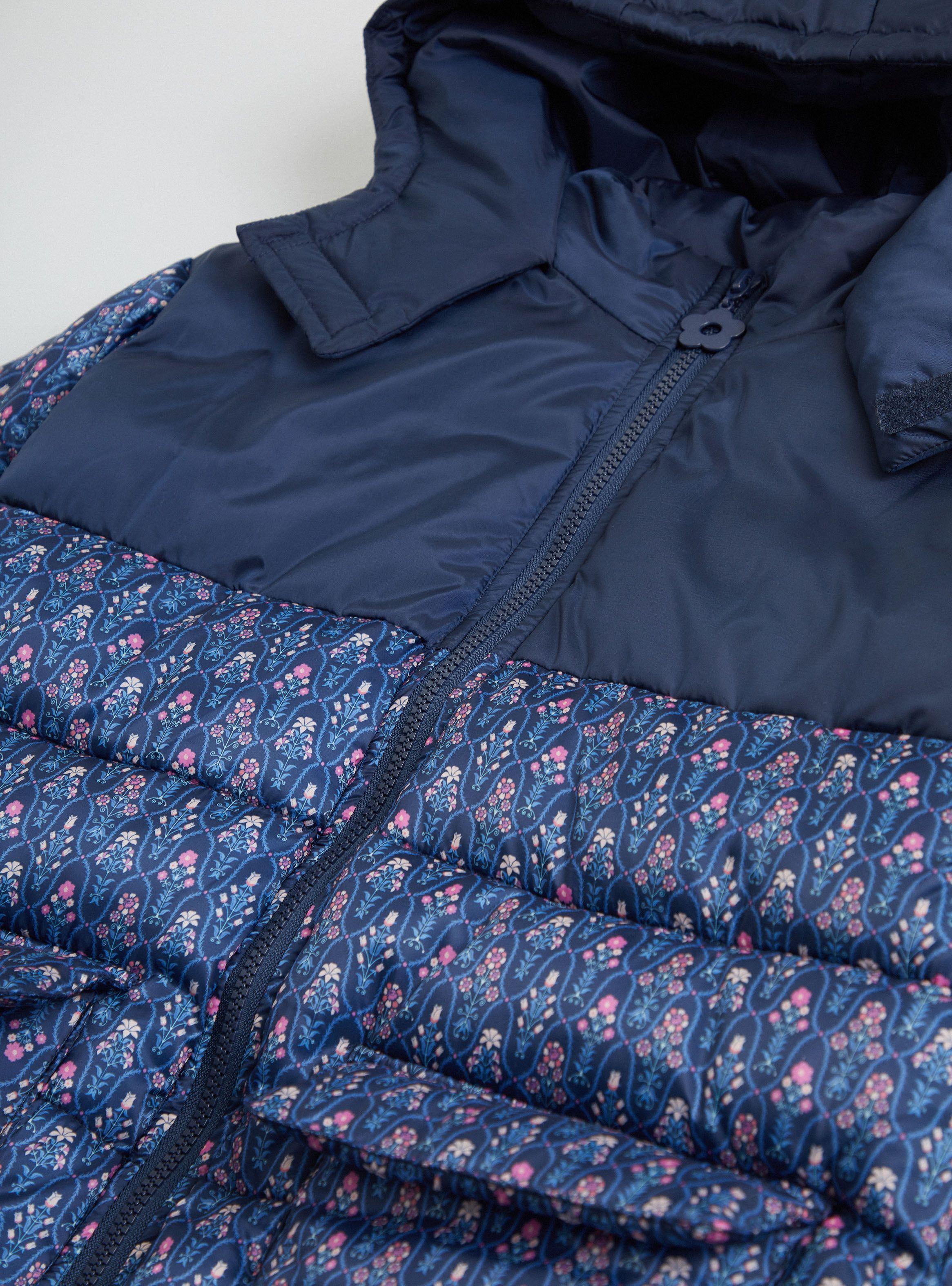 Parka con Estampado Bolsillos Delanteros y Capucha-2