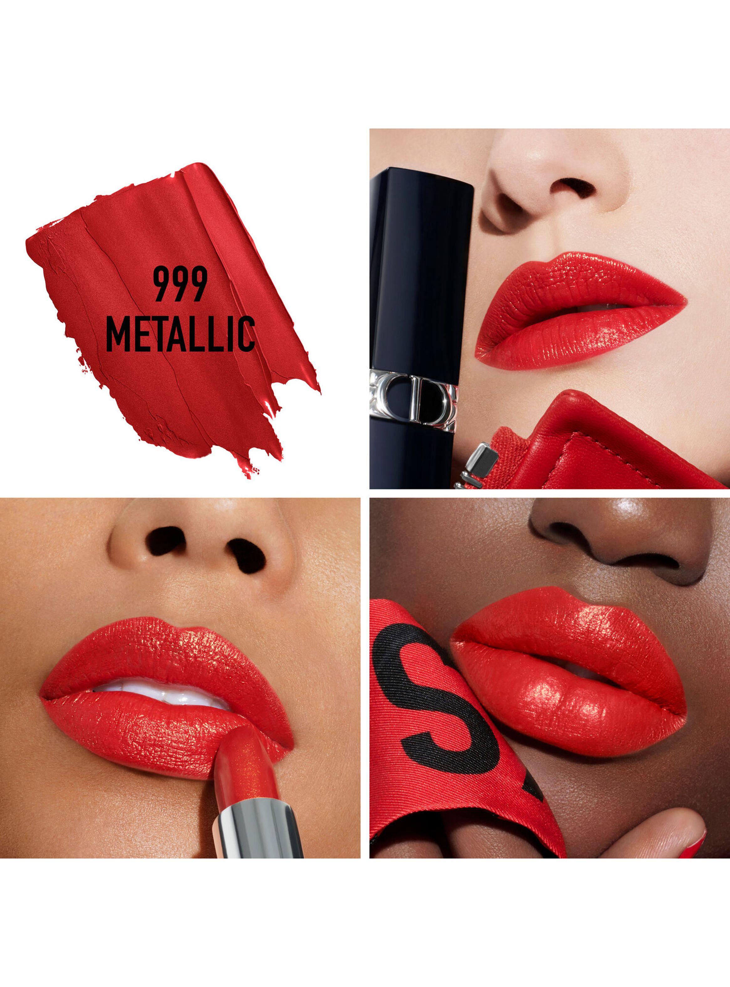 Rouge Dior Barra de Labios 999 Metallic 3.2gr-3