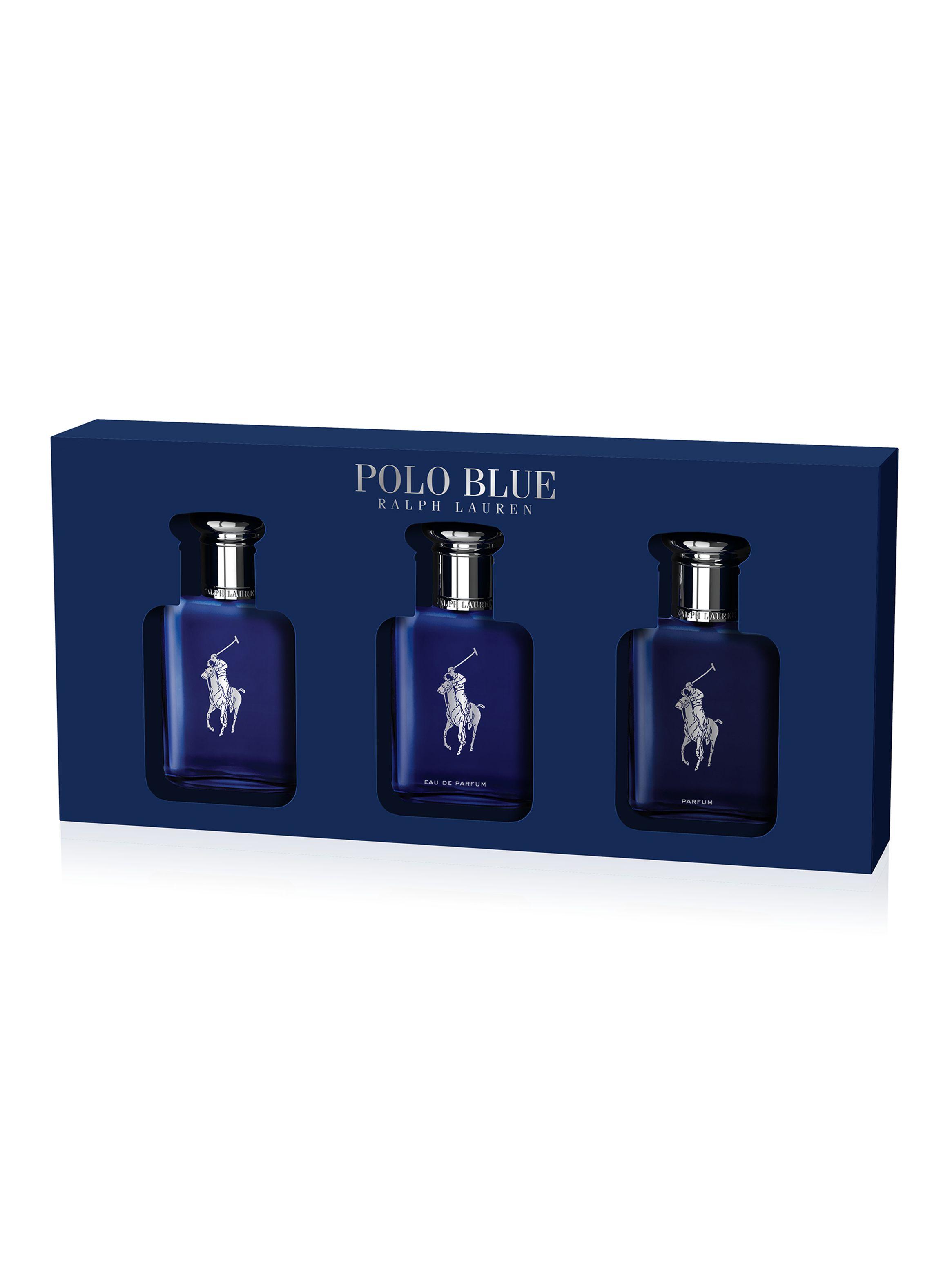 Set Trío Polo Blue EDT 40 ml + Polo Blue EDP 40 ml + Polo Blue Parfum 40 ml-0