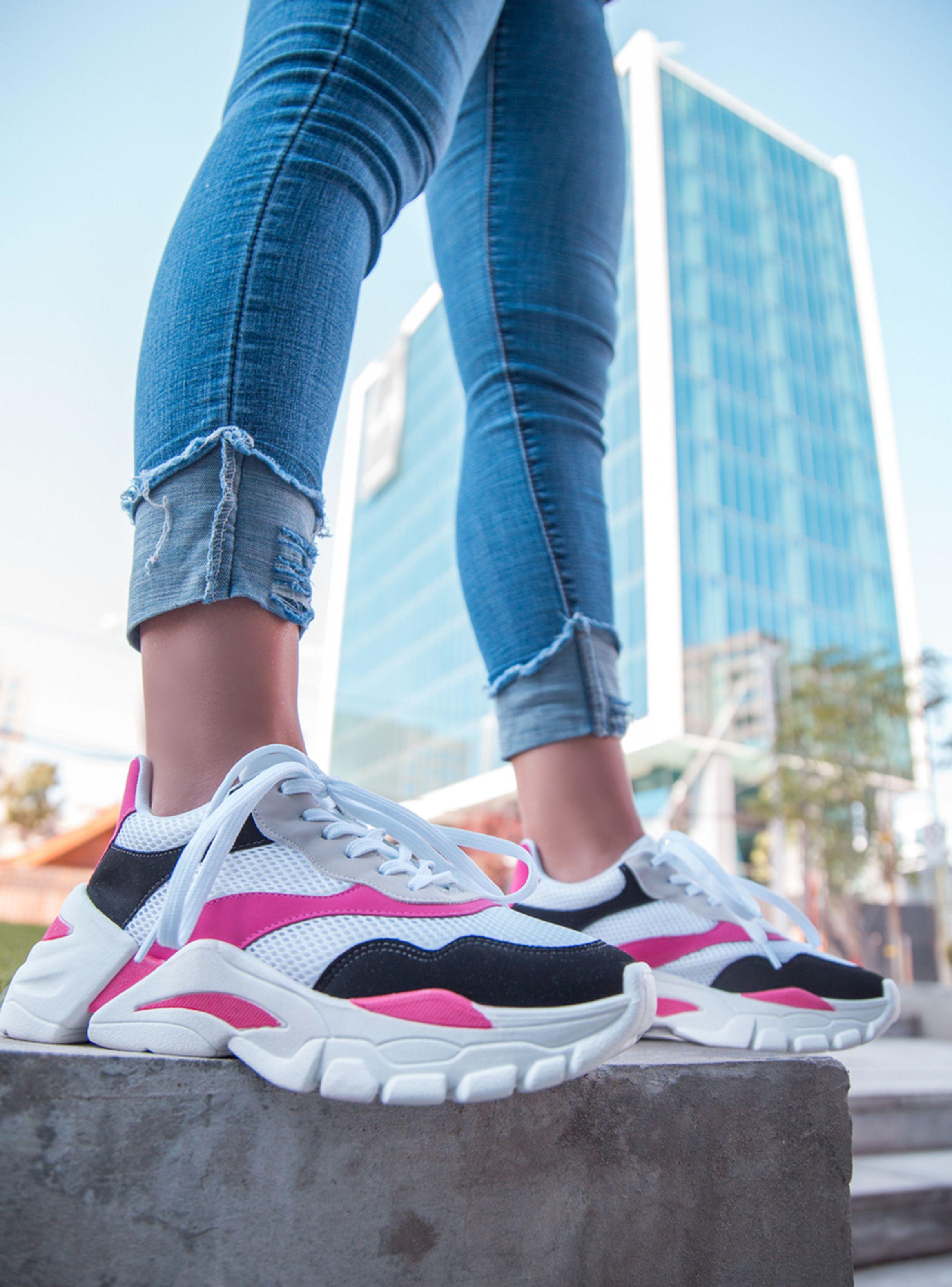 Zapatilla Urbana Unique Mujer Hearts Desire Rosado-4