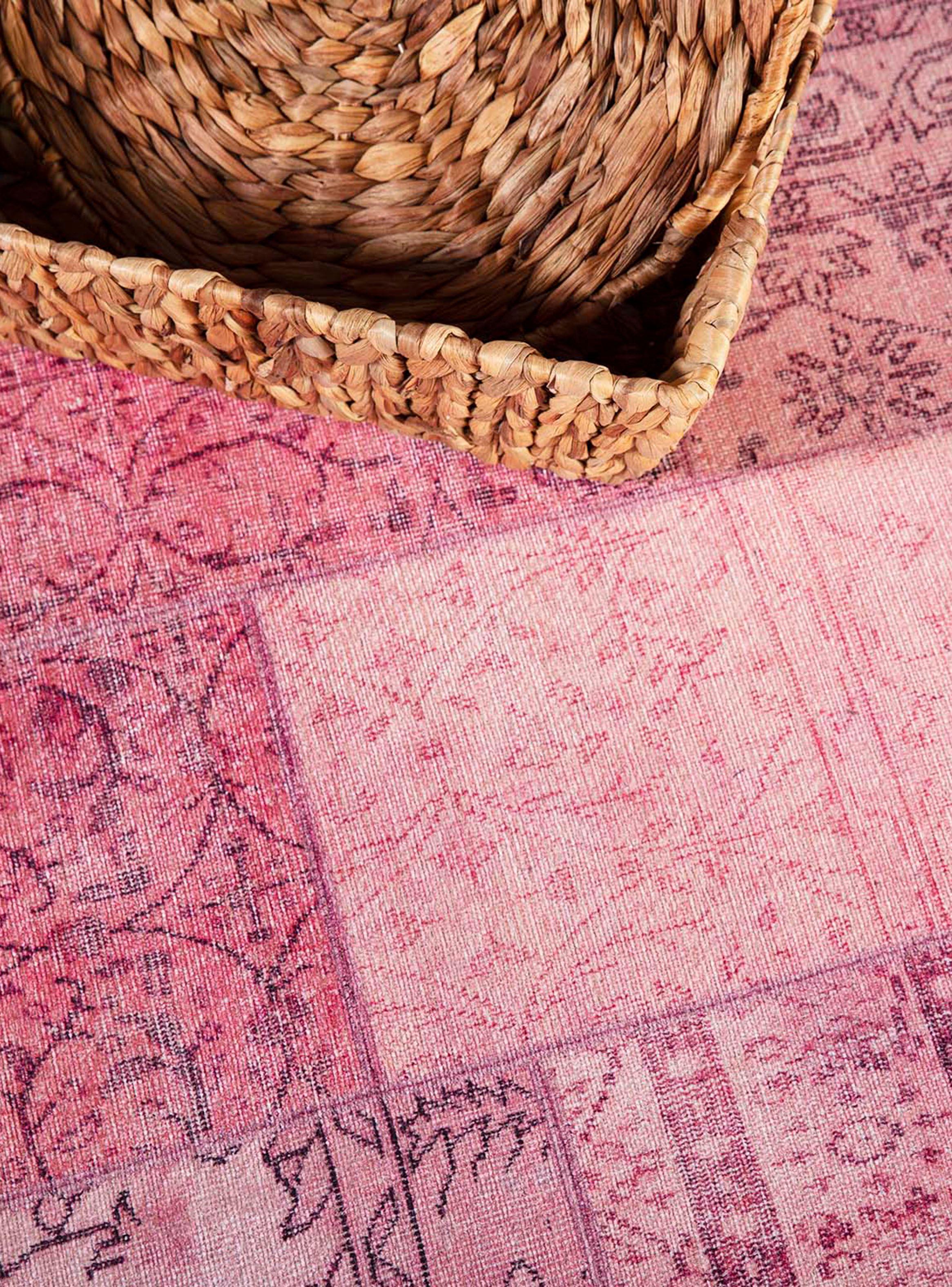 Bajada de Cama Vintage 80 x 120 cm G08-8Hd Rosa-2