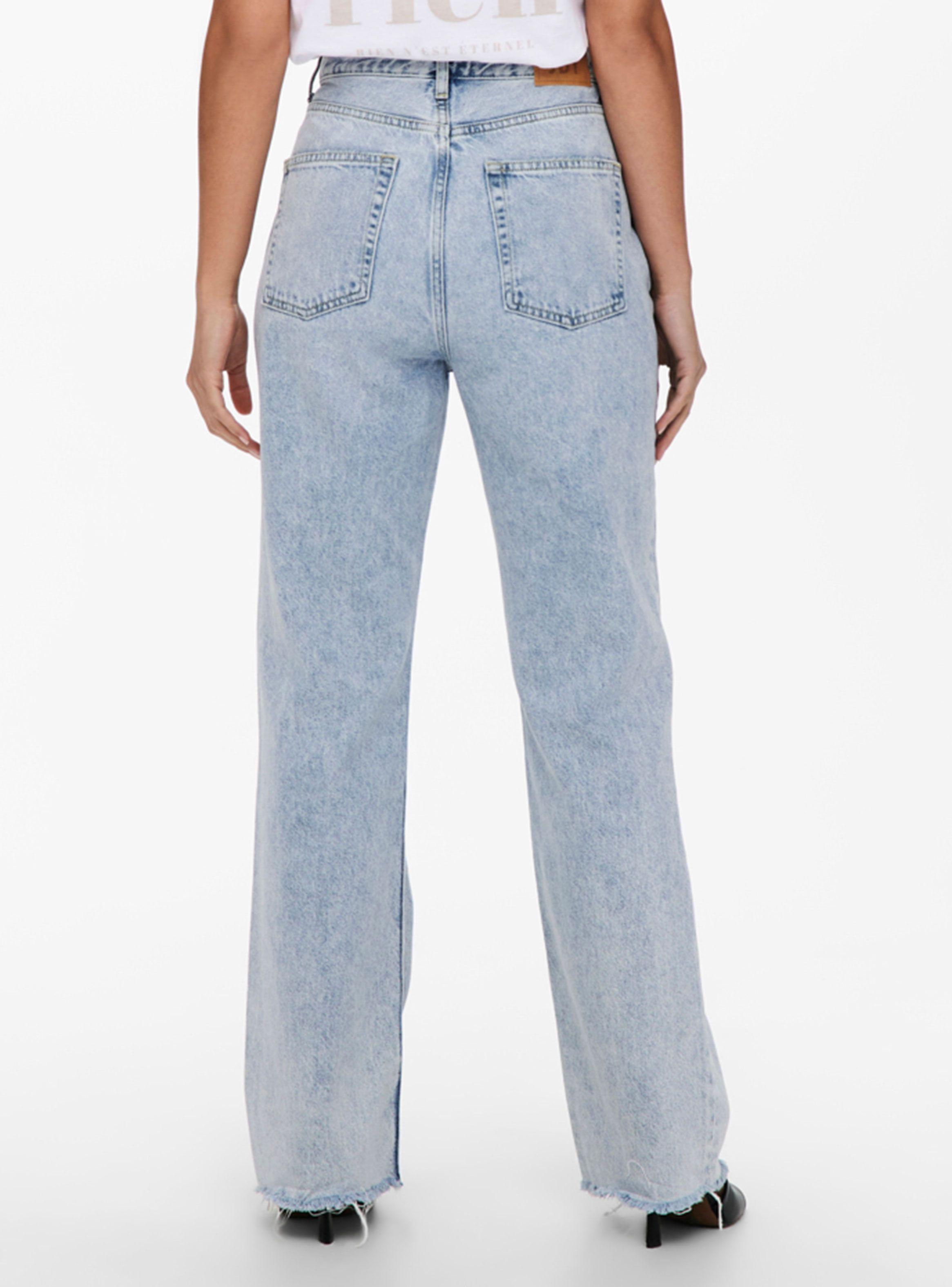 Jeans Azul Claro Tiro Alto-1