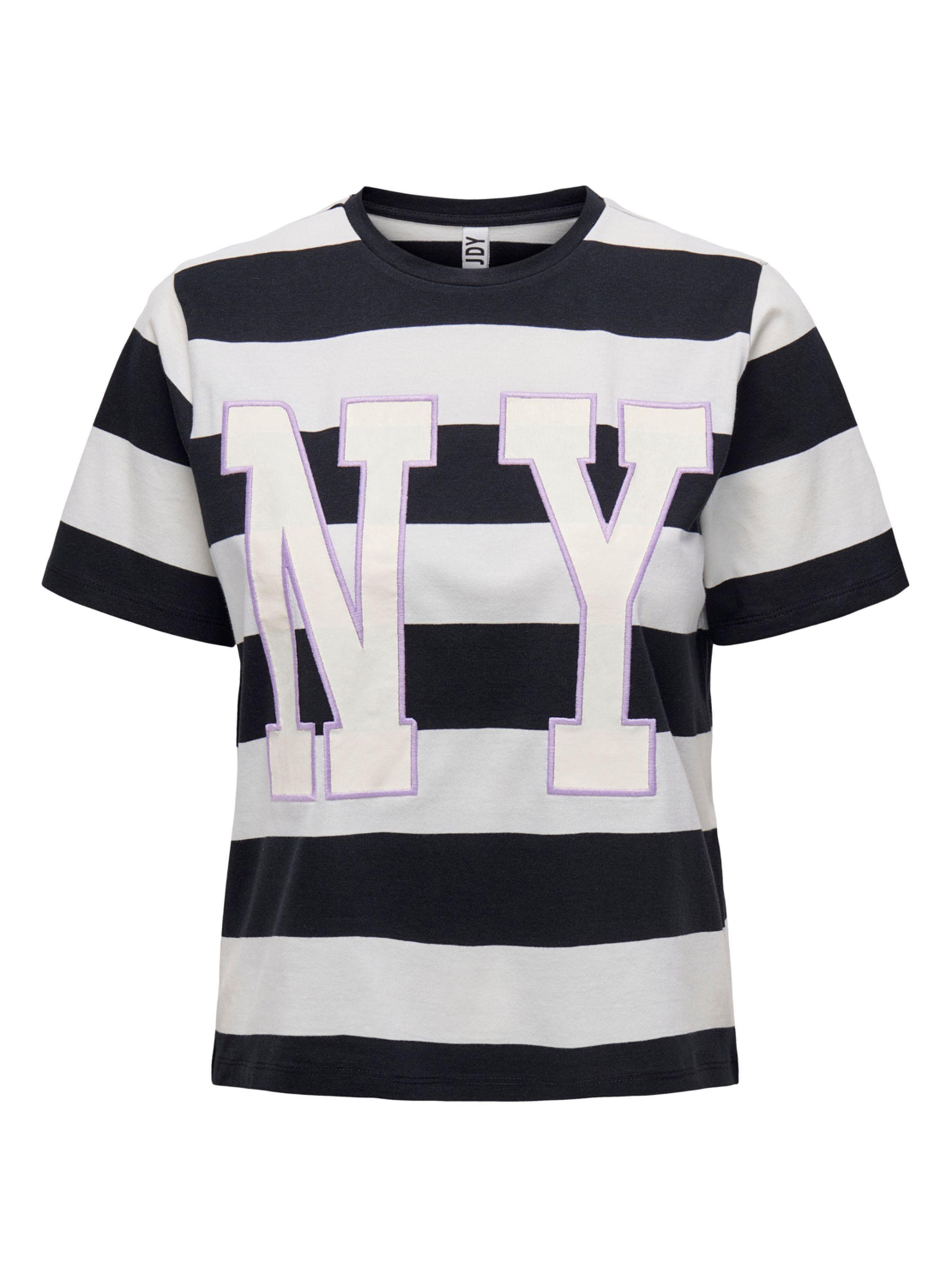 Polera a Rayas Beige/Negro-0