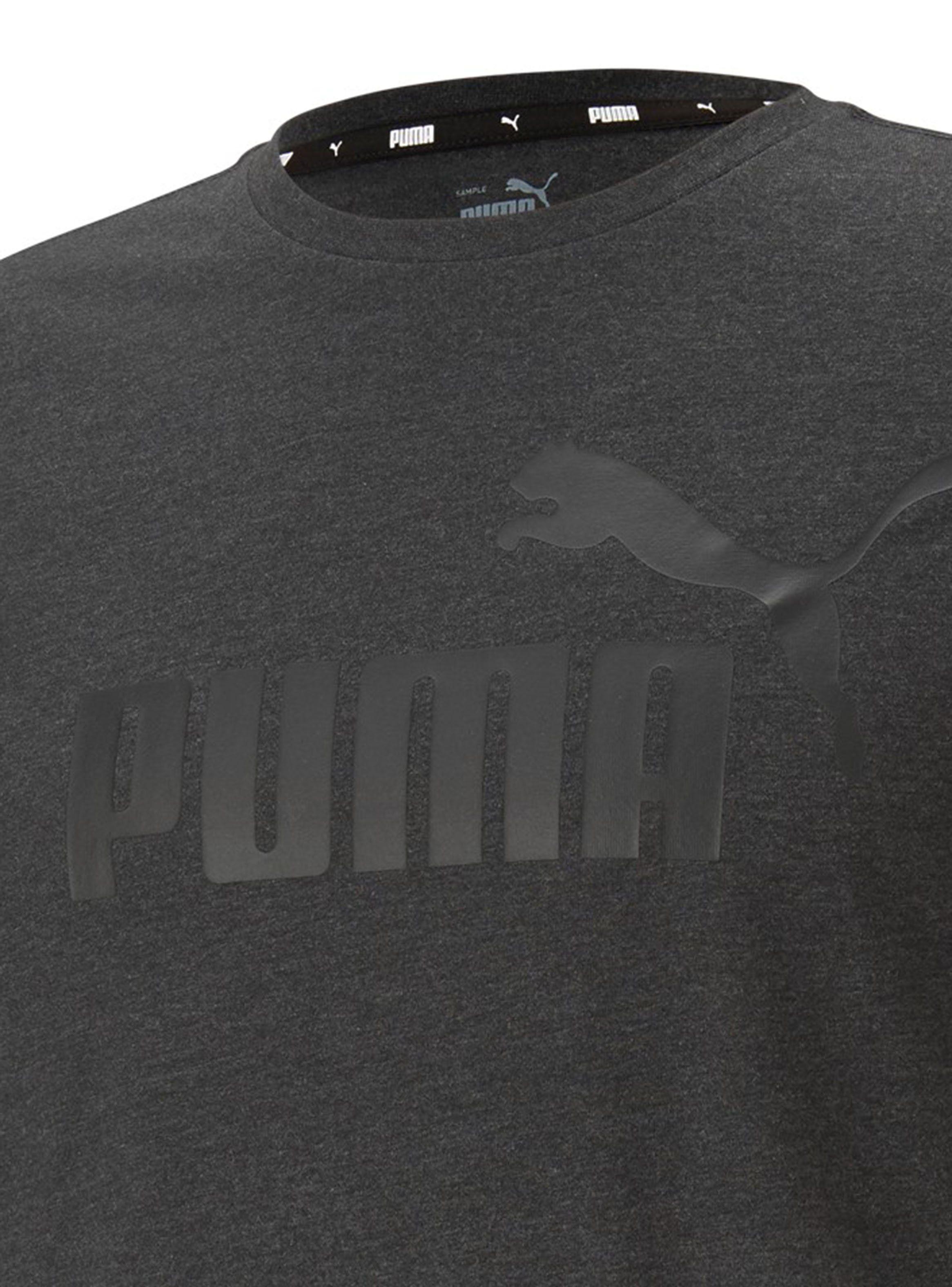 Polera ESS Heather Tee Gris Manga Corta Hombre-2