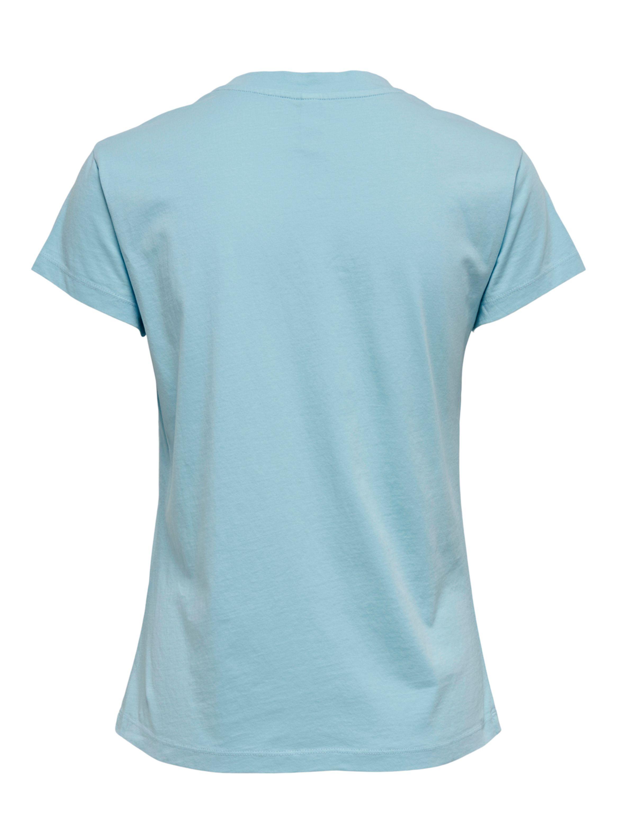 Polera Manga Corta Estampada Básica-1