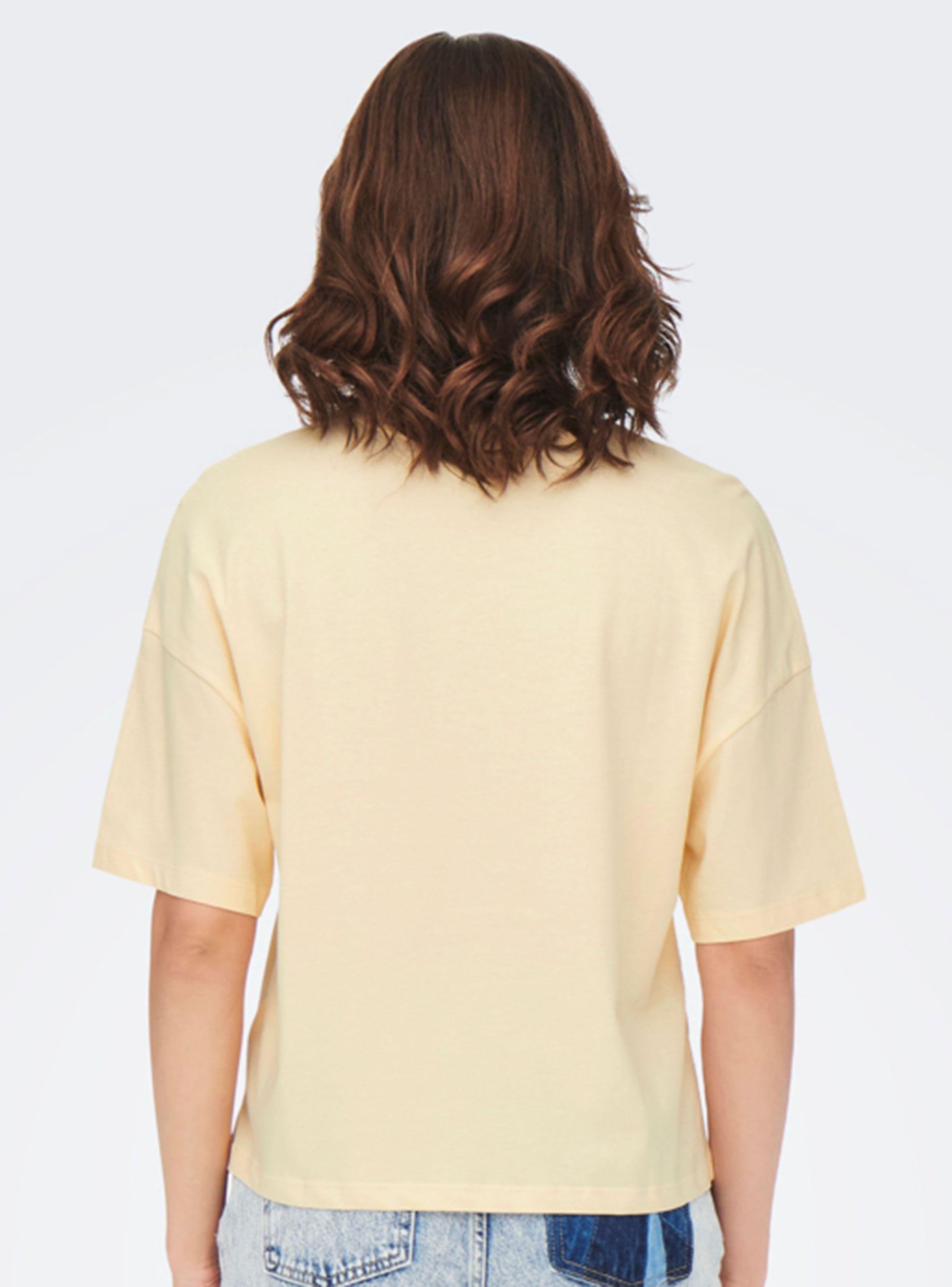 Polera Diseño Manga Corta Estampada Peace-1