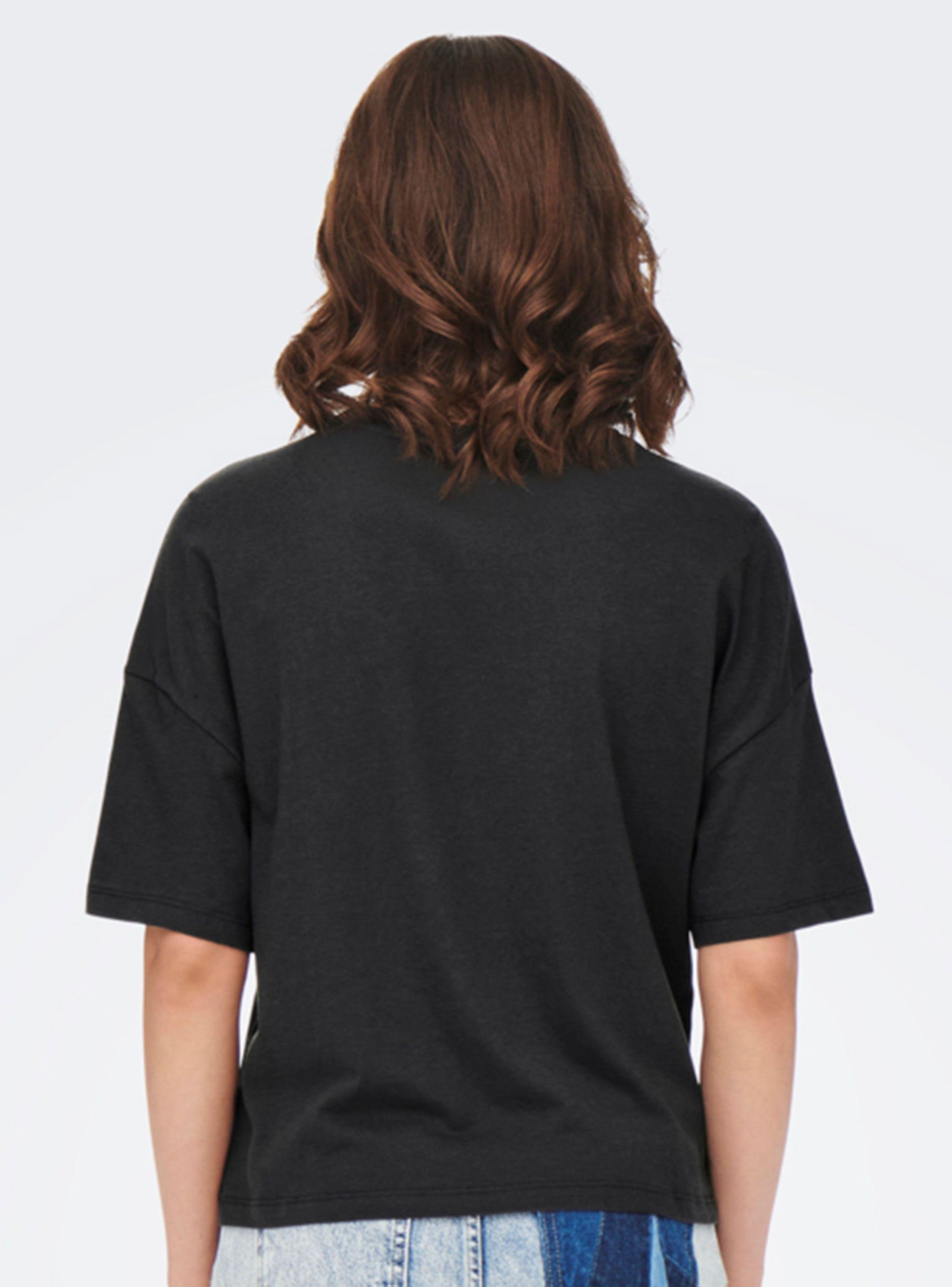 Polera Manga Corta Estampada Peace-1