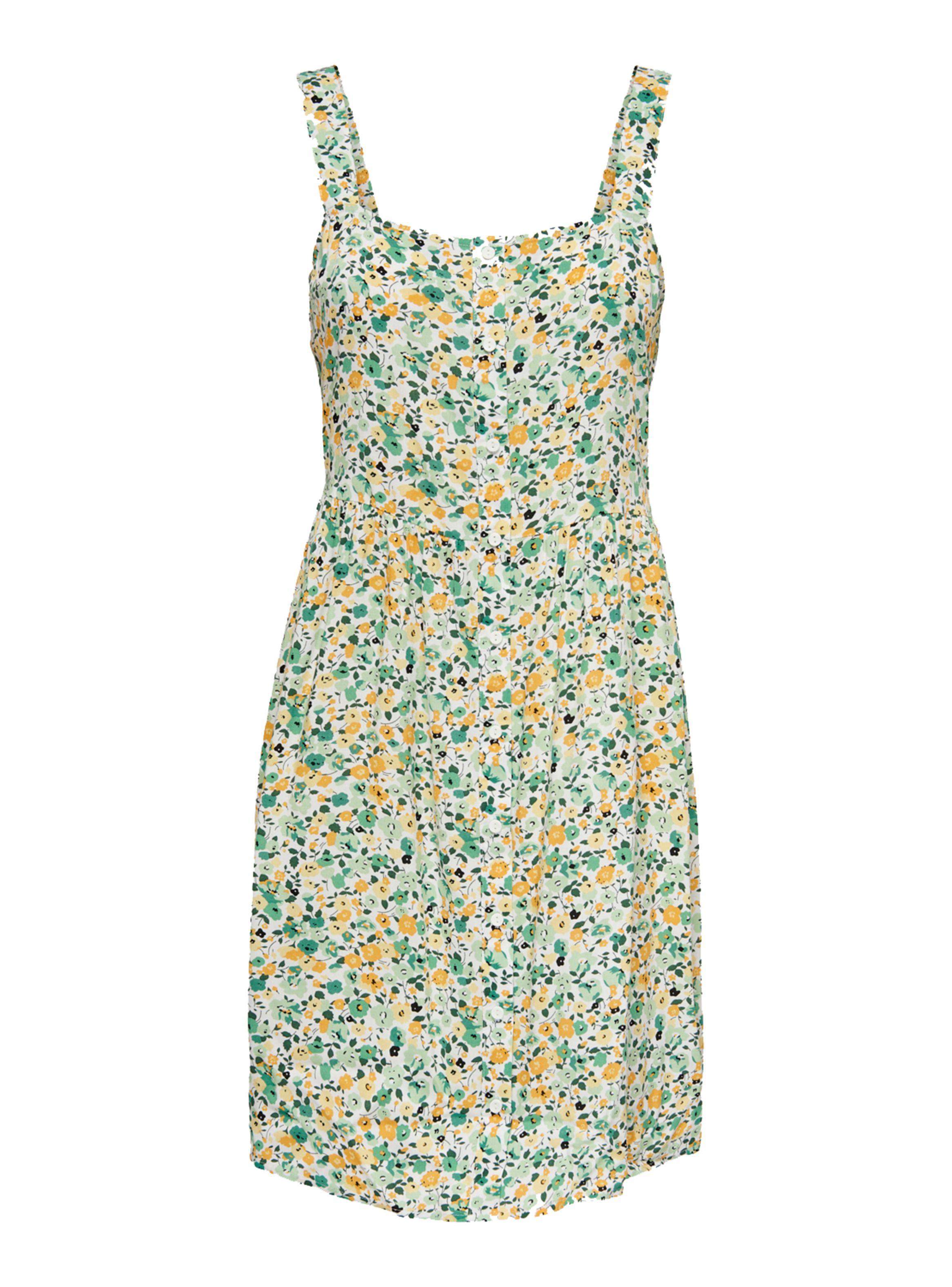Vestido Corto Floreado-0
